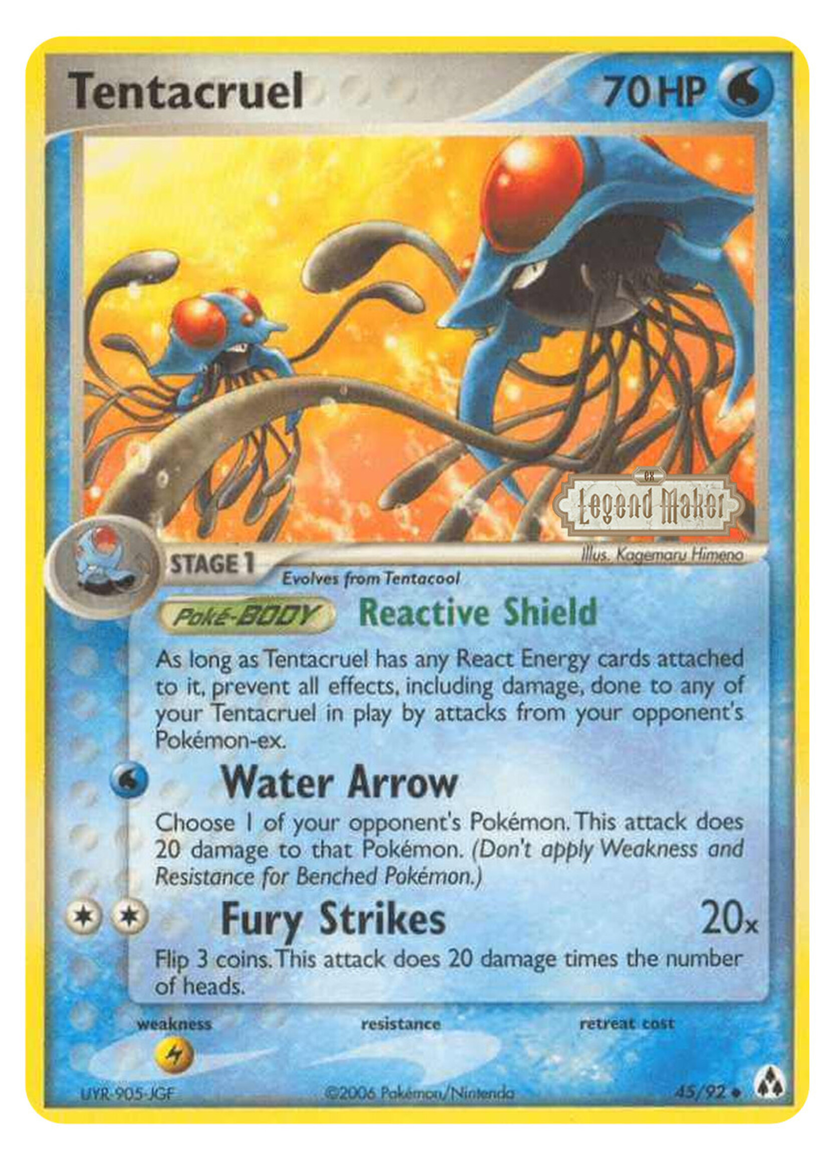 Tentacruel 45 (LM) Stamped: played