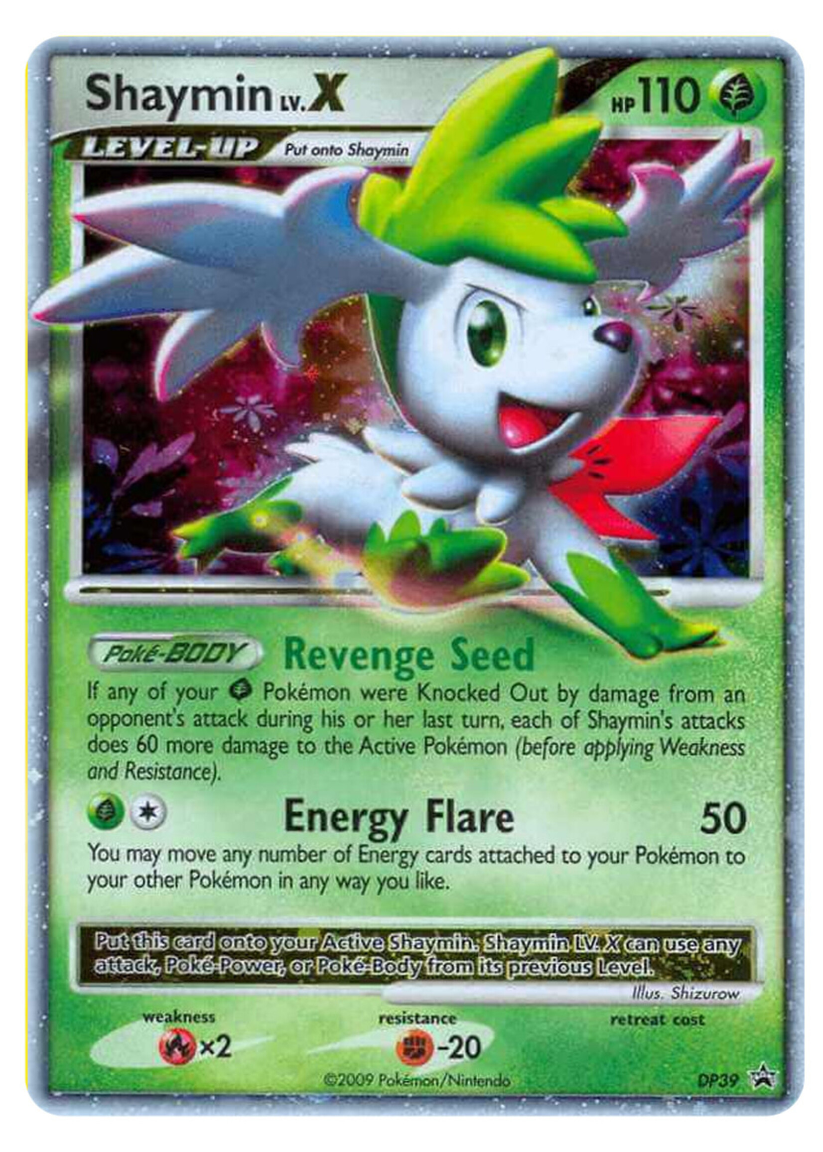 Shaymin Lv.X 39 (DPP): excellent