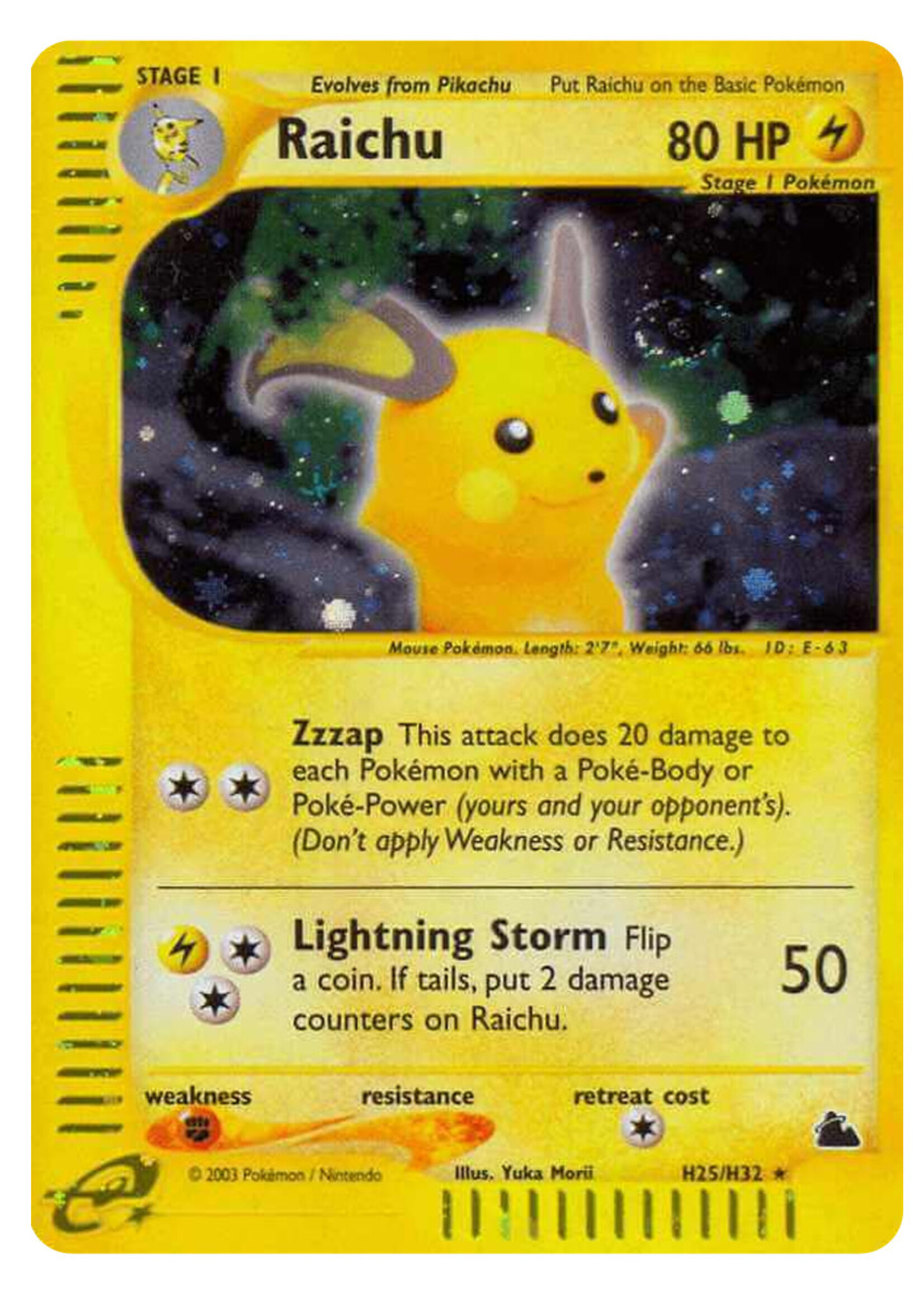 Raichu H25 (SK): excellent