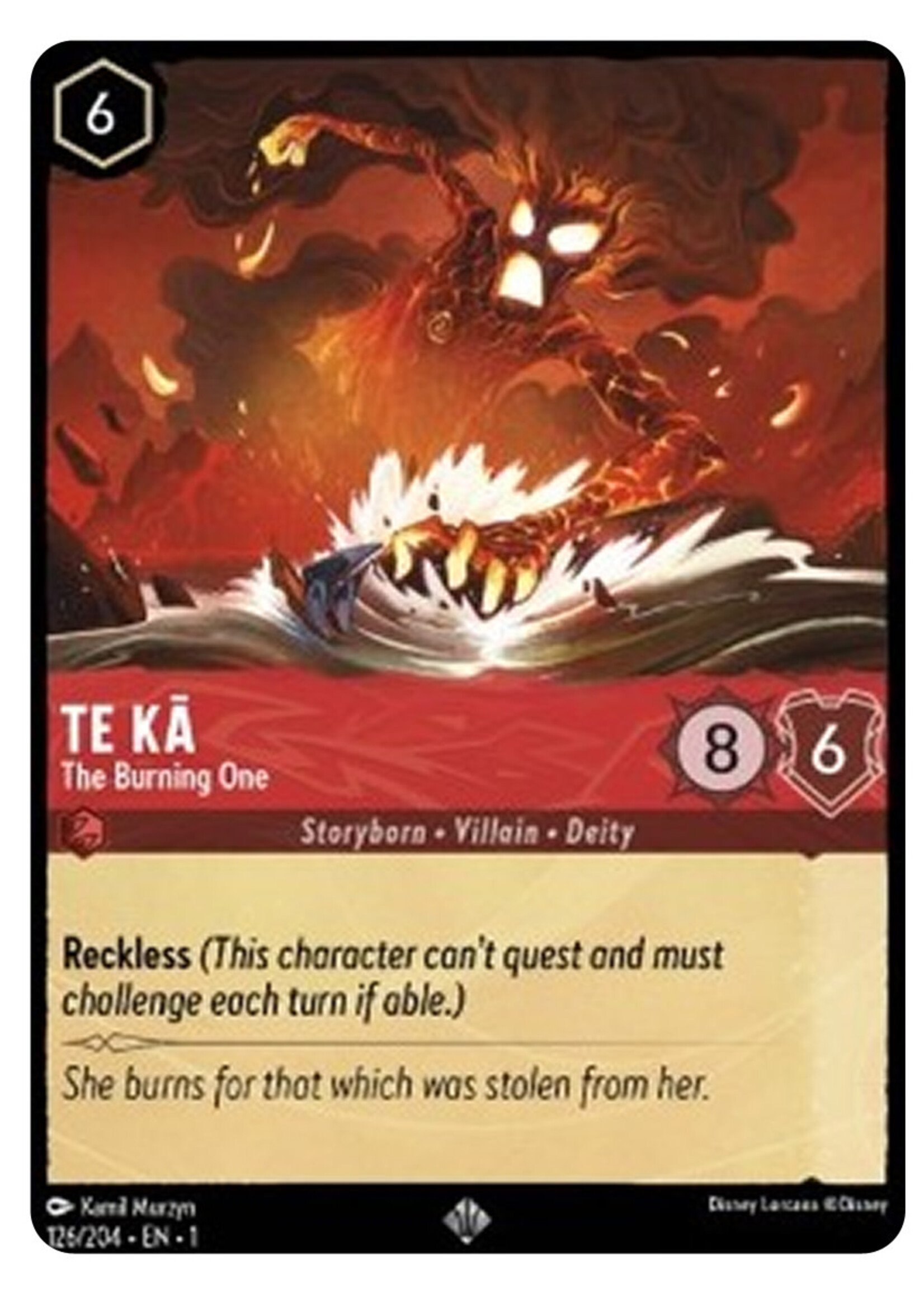 Te Ka The Burning One 126 (1TFC)