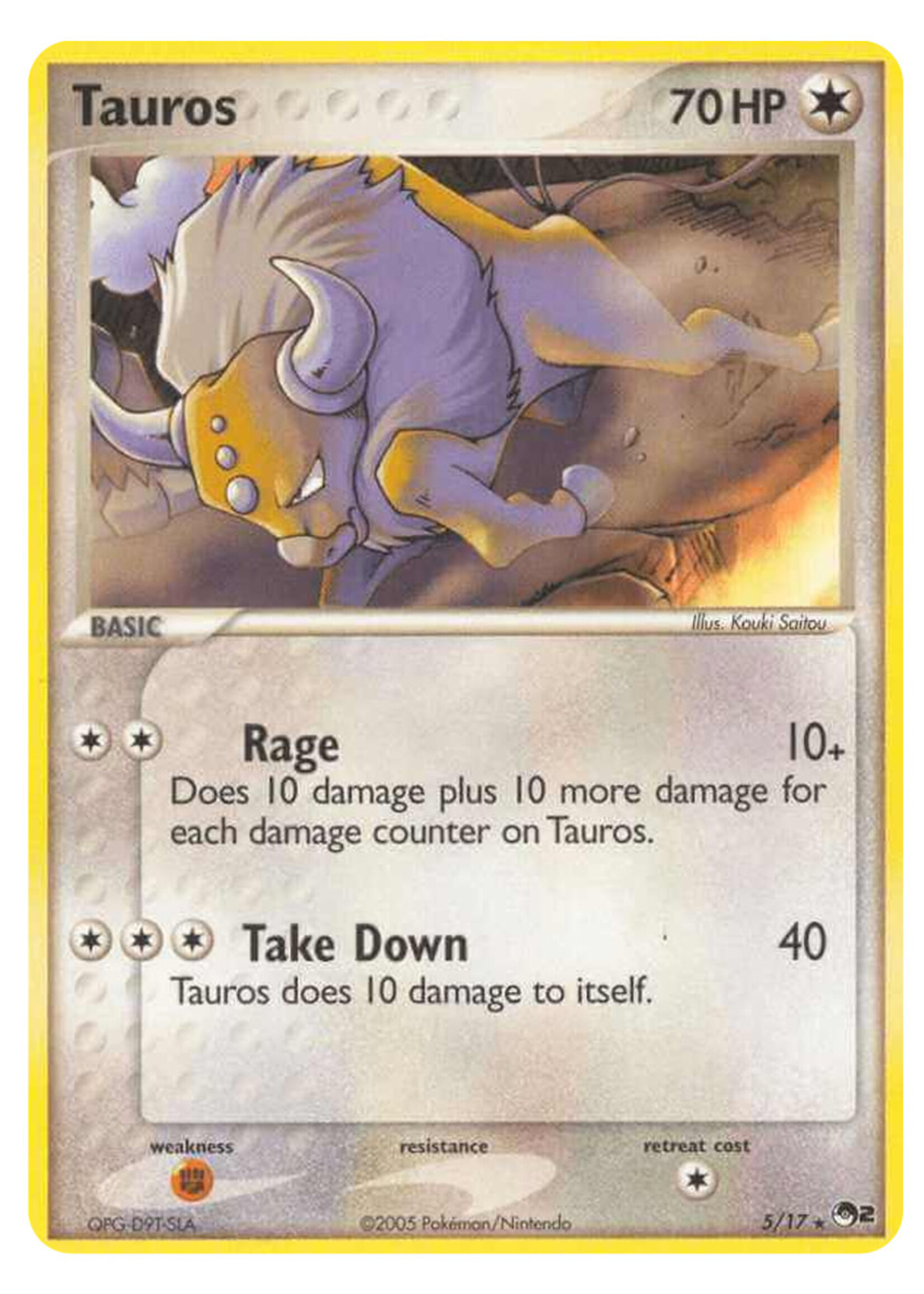 Tauros 5 (POP2): excellent