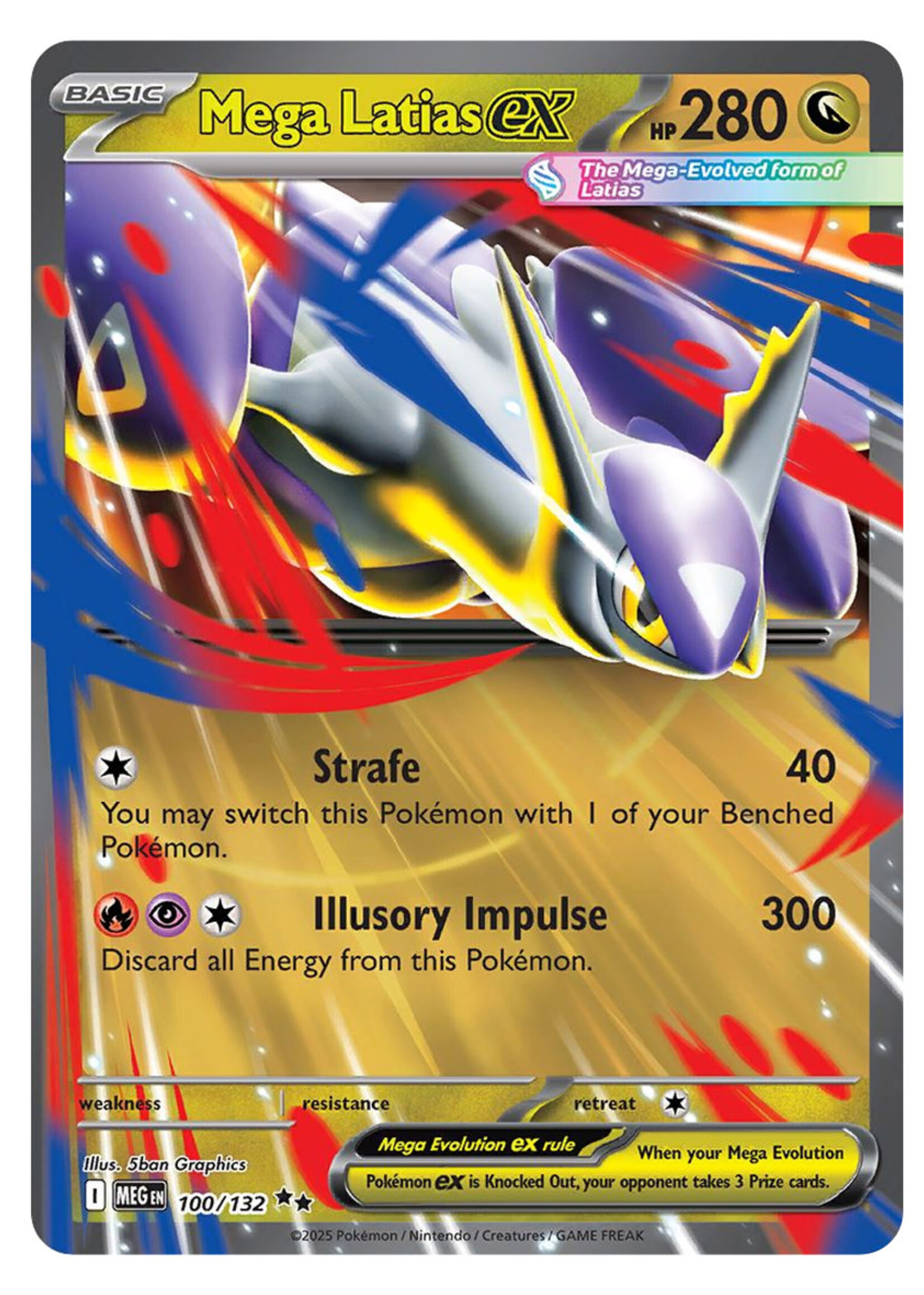 Mega Latias 100 (MEG): near mint