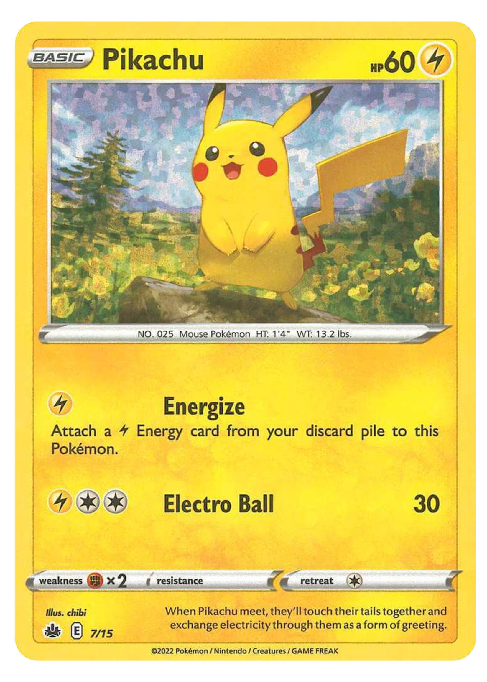 Pikachu 7 (MCD22): light played