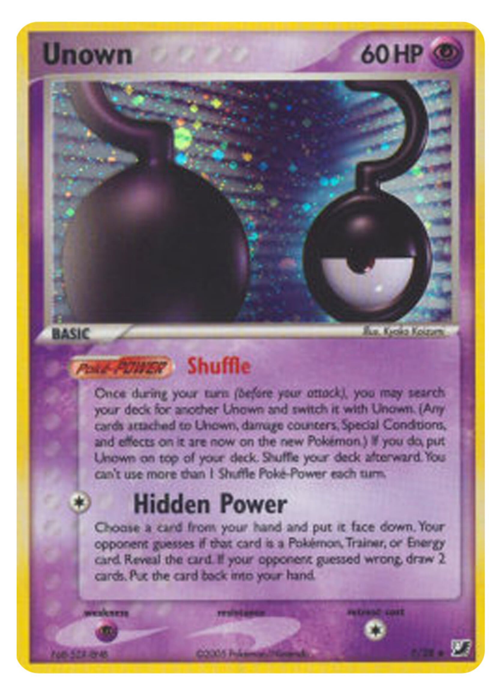 Unown [?] (UF): light played
