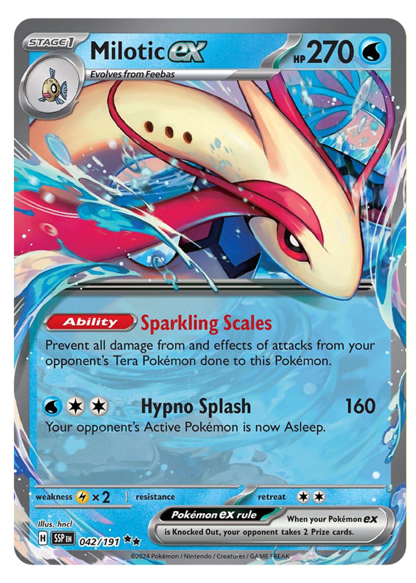 Milotic Ex 42 (SSP): near mint