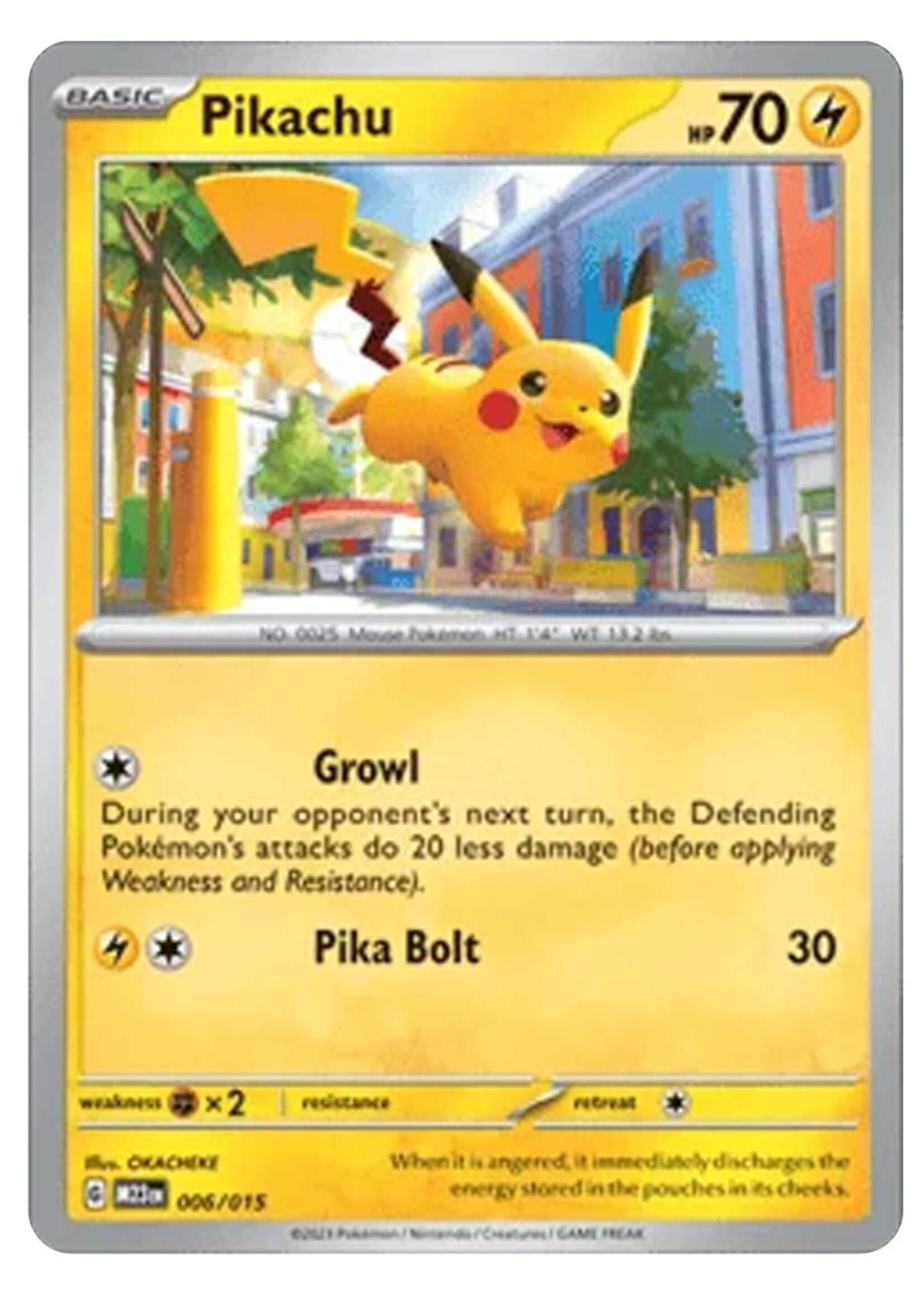 Pikachu 6 (M23): good