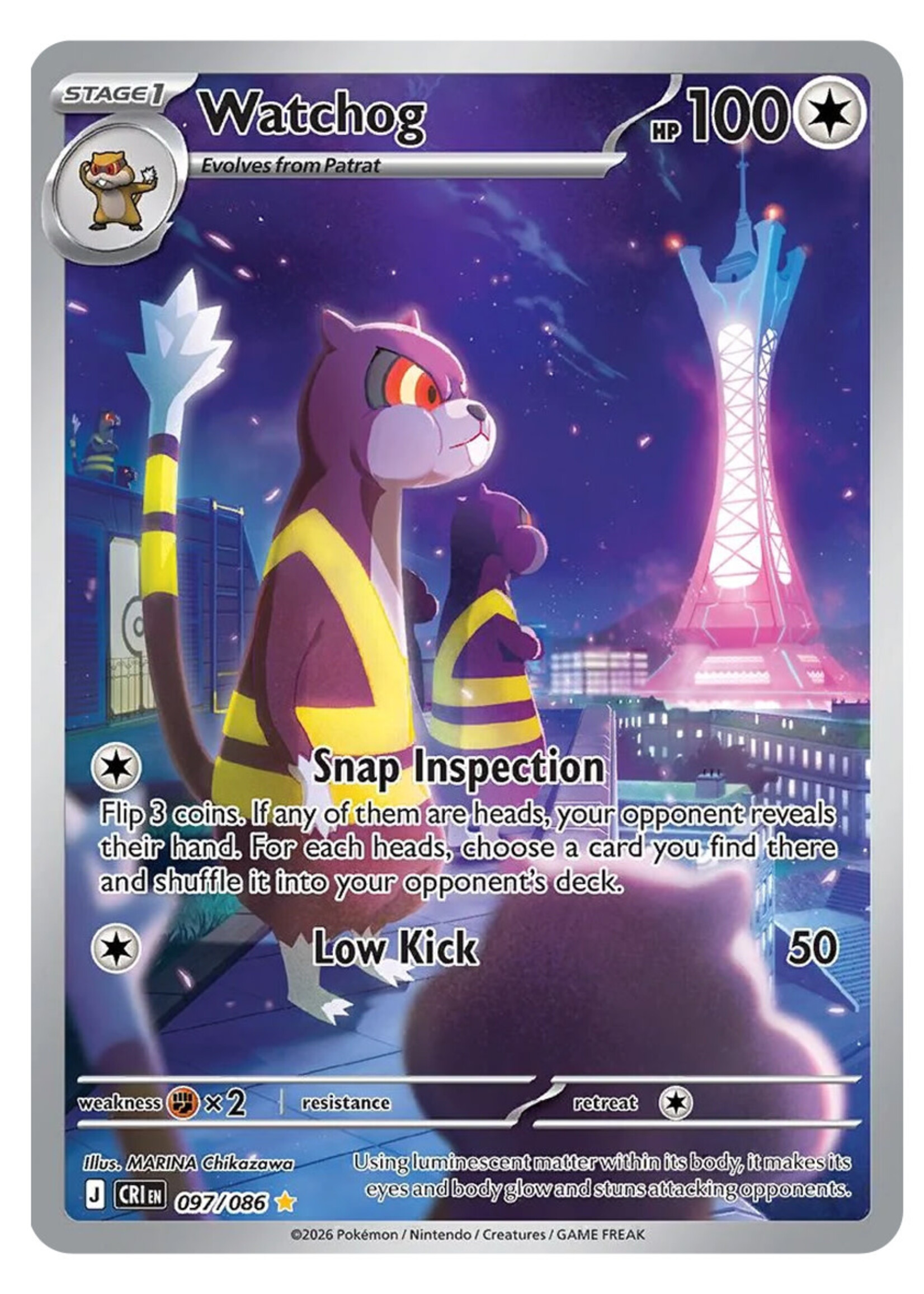 Watchog 97 (CRI): near mint