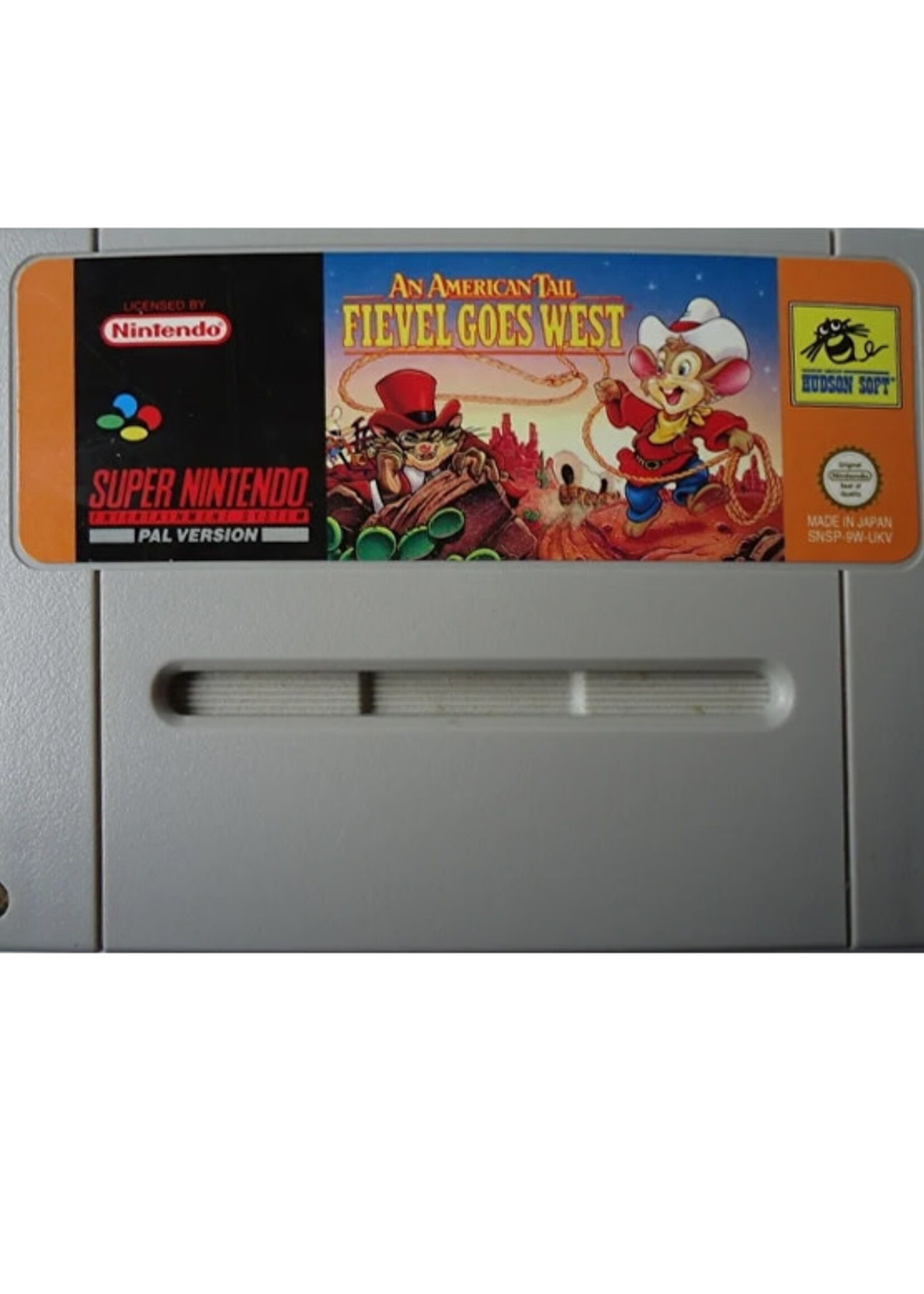 An American Tail Fievel Goes West SNES
