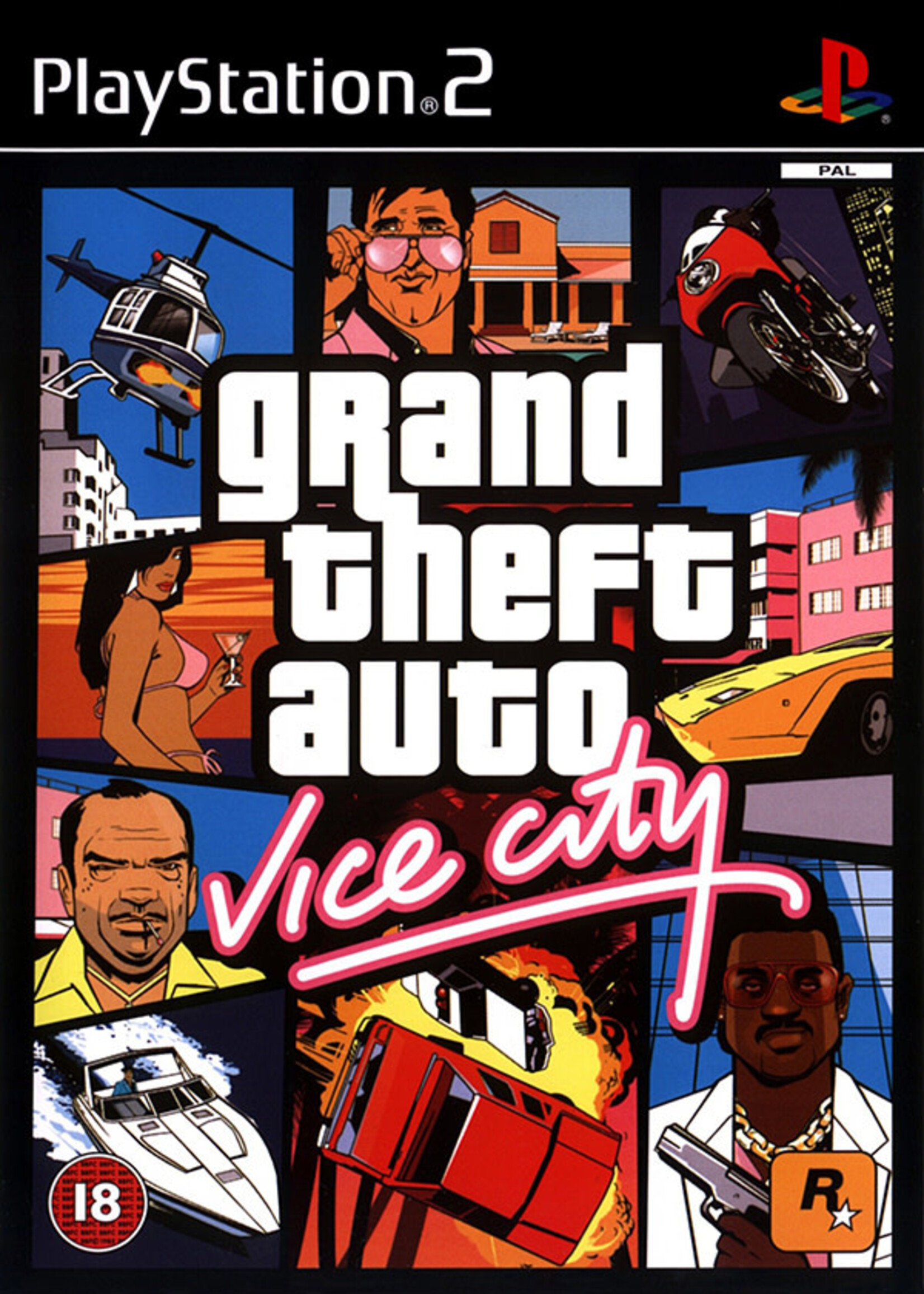 GTA Grand Theft Auto Vice City PS2
