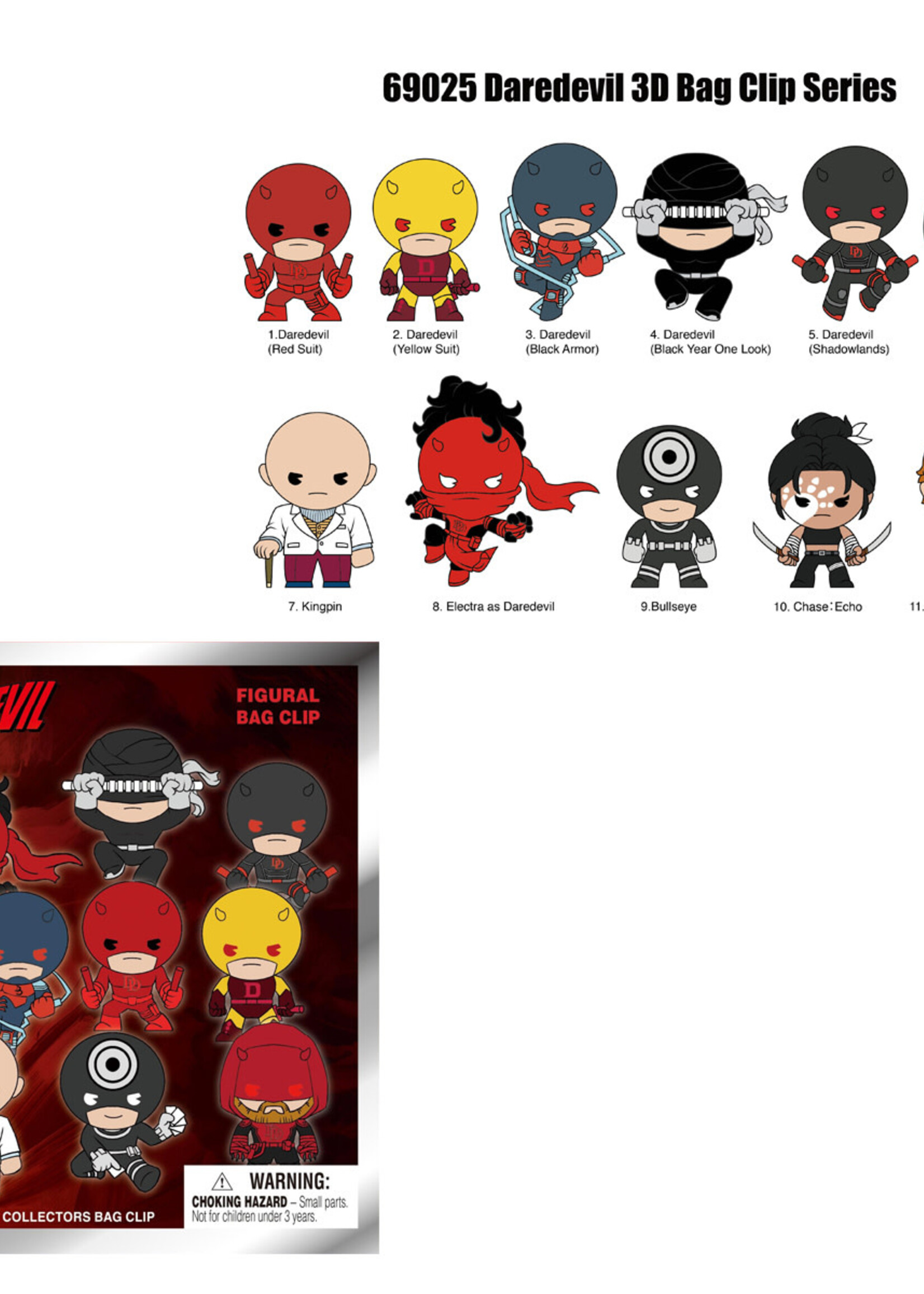 Daredevil Series 15 3D Foam Bag Clip Mystery