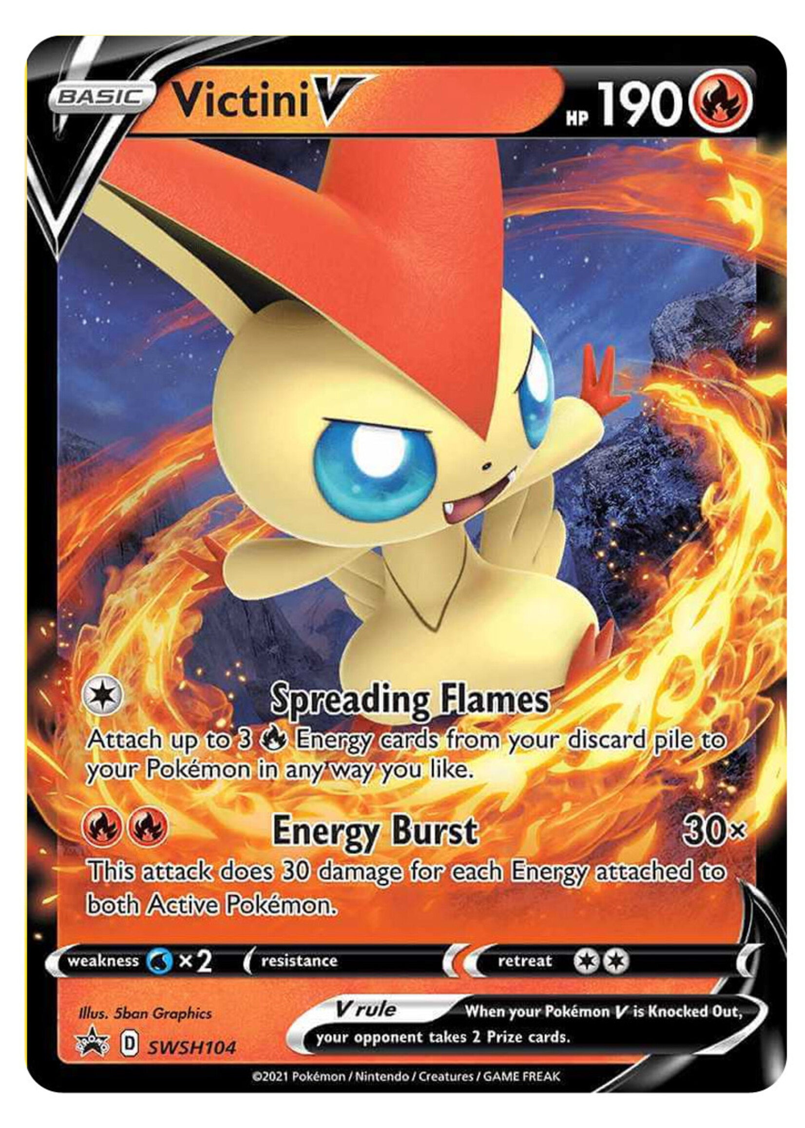 Victini V 104 (SWSH): played