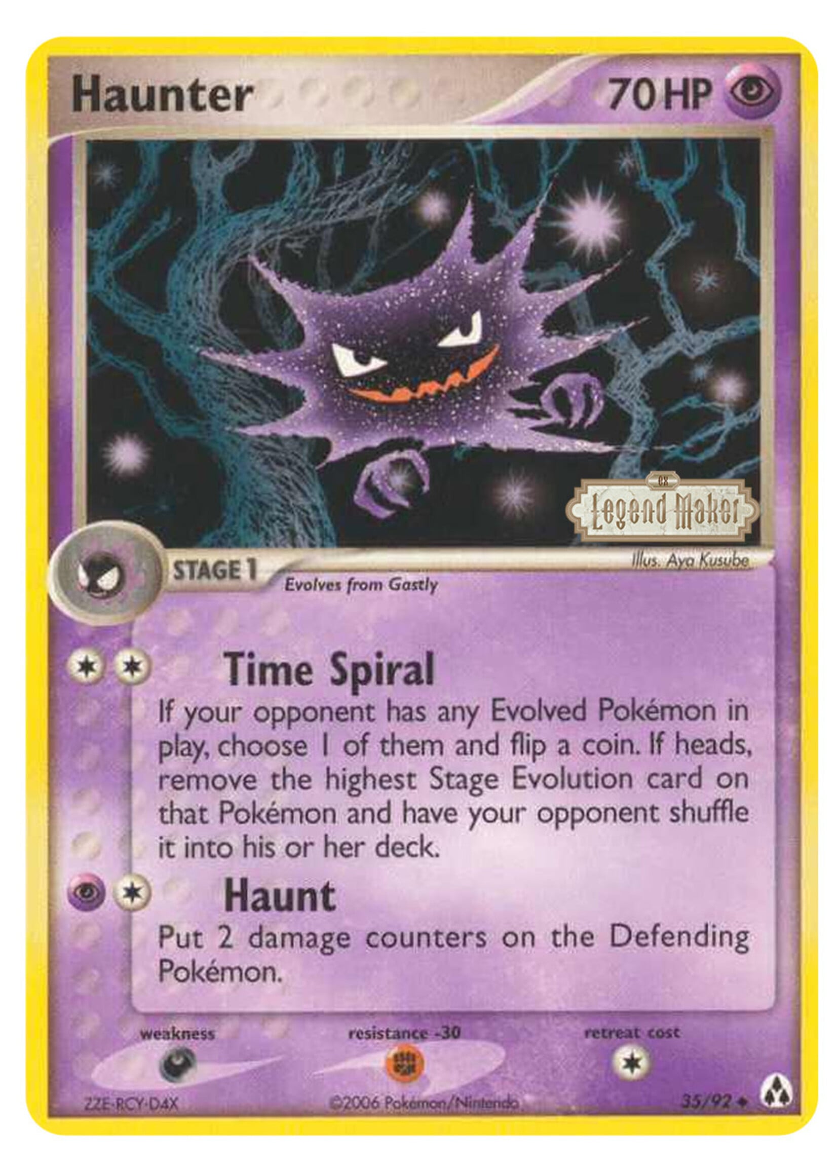 Haunter 35 (LM) Stamped: light played