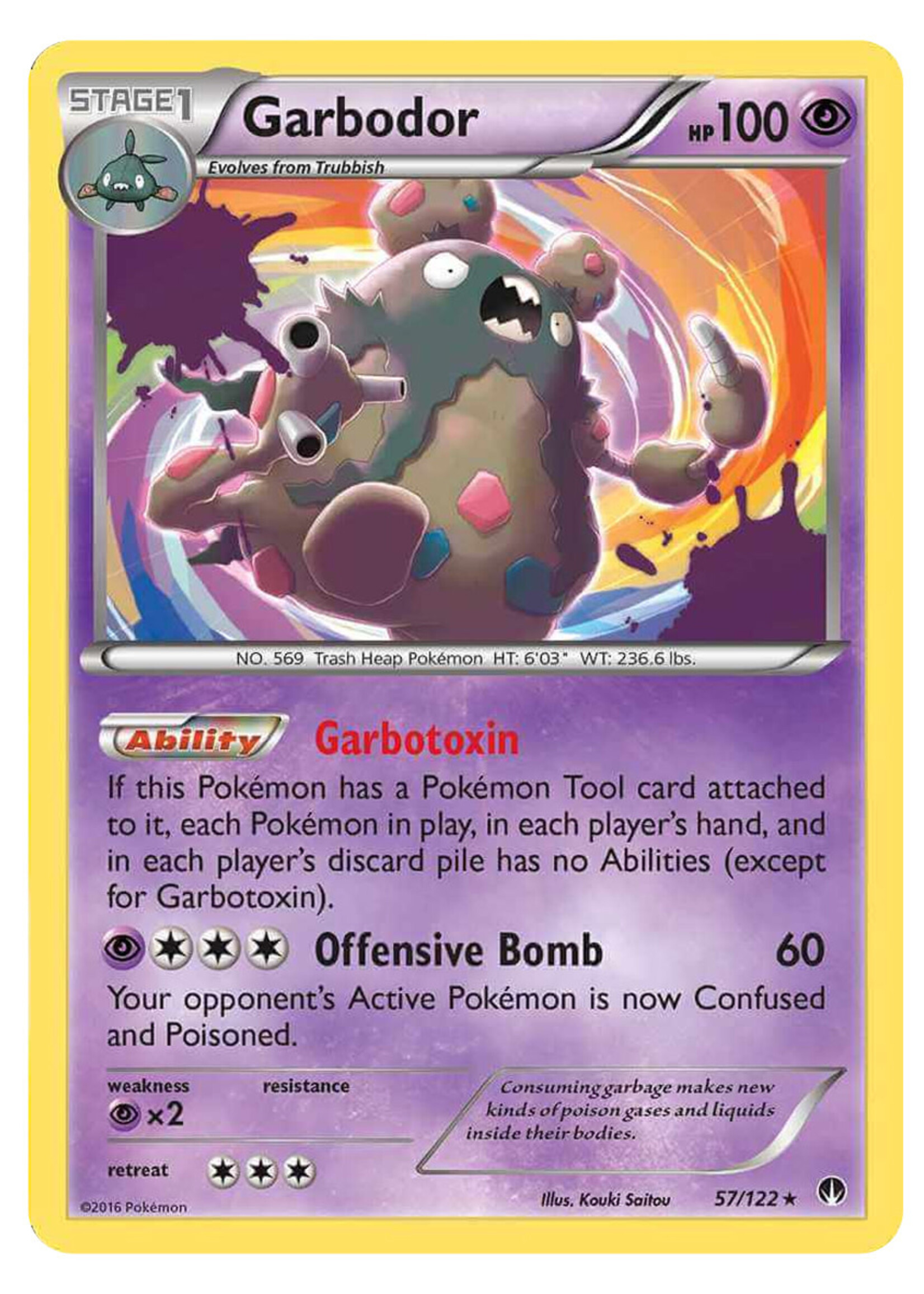 Garbodor 57 (BKP) WCD16 Adahiro Shunto: excellent