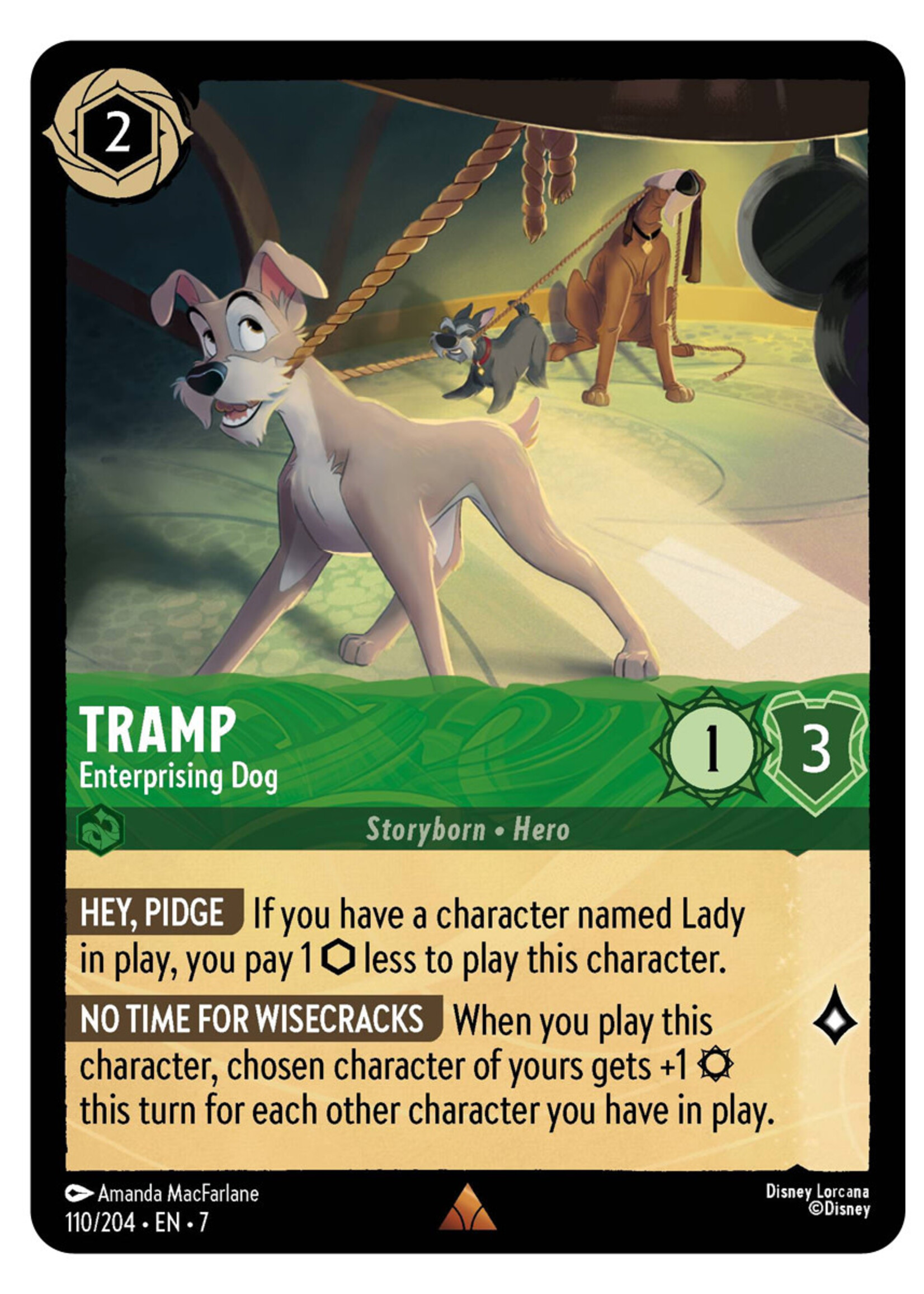 Tramp Enterprising Dog 110 (7ARI)