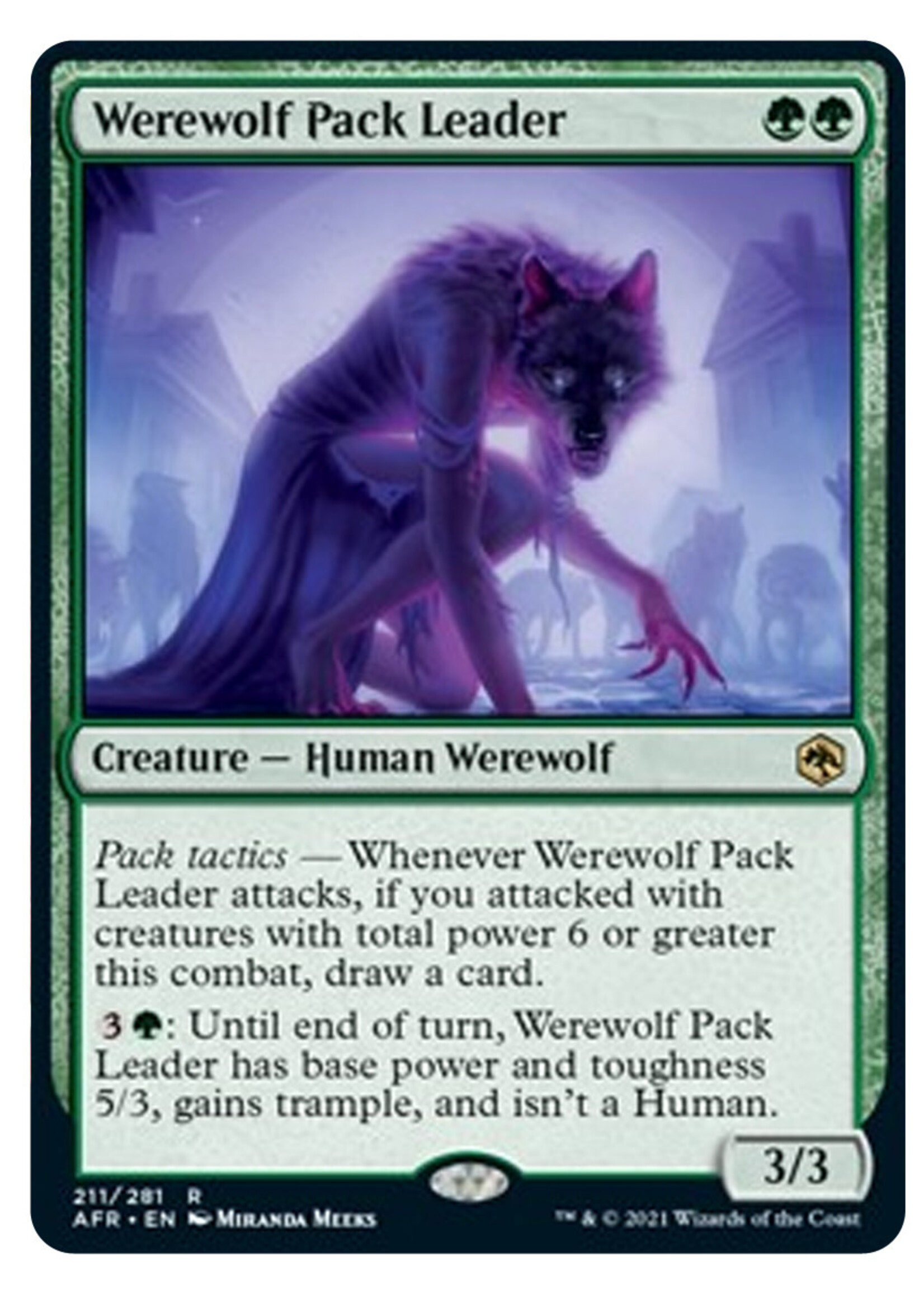 Werewolf Pack Leader 211 (AFR) Foil