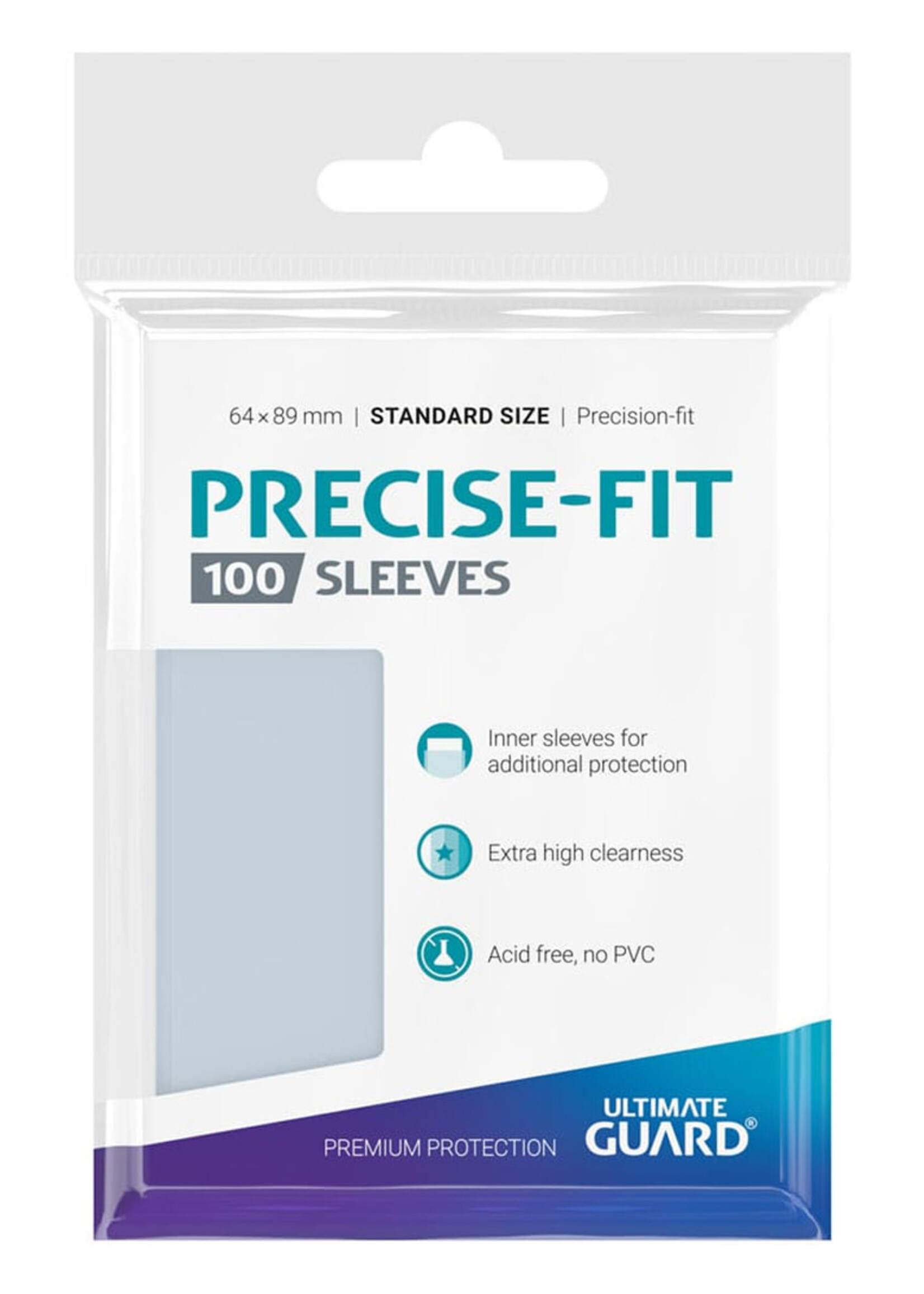 Ultimate Guard Precise-Fit Sleeves Standard Size 100