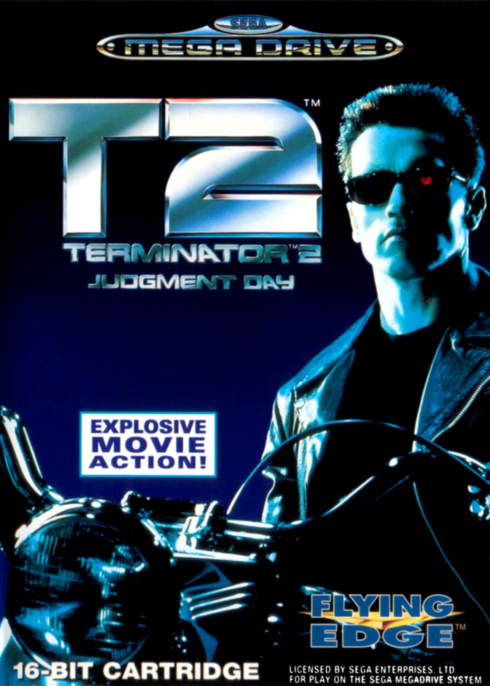 T2 Terminator 2 Judgment Day Sega Mega Drive
