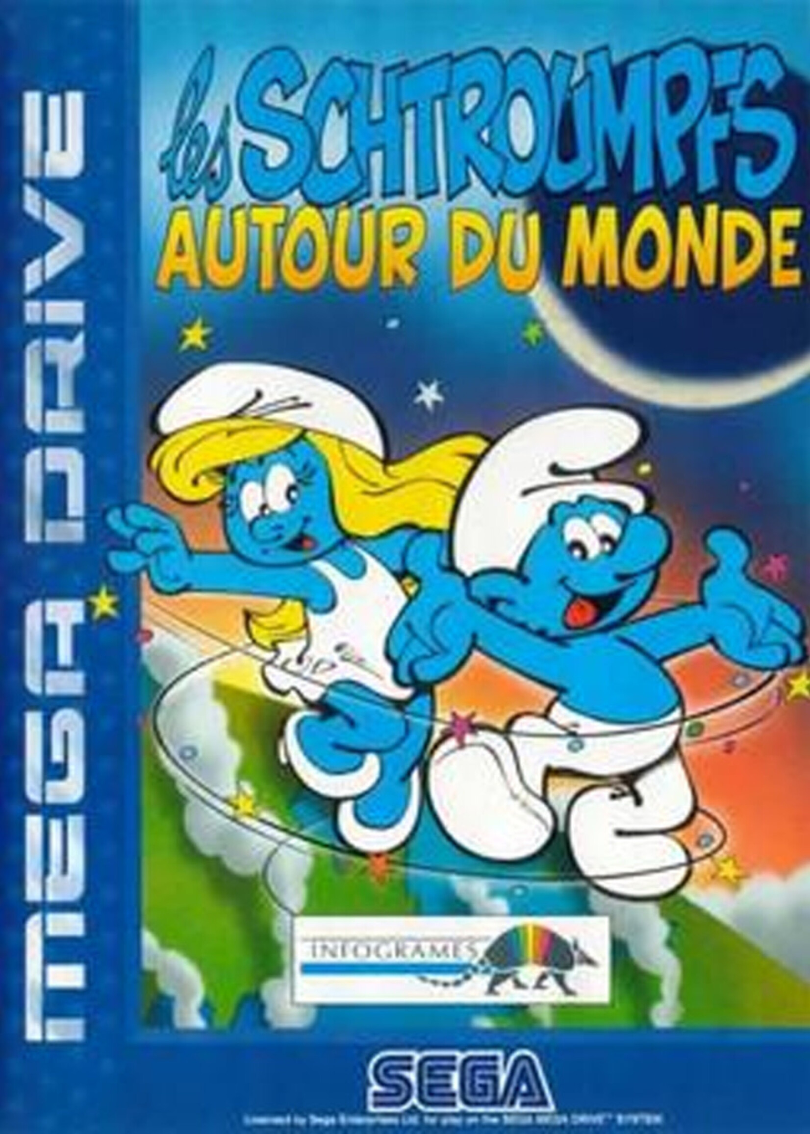 The Smurfs Travel the World Sega Mega Drive