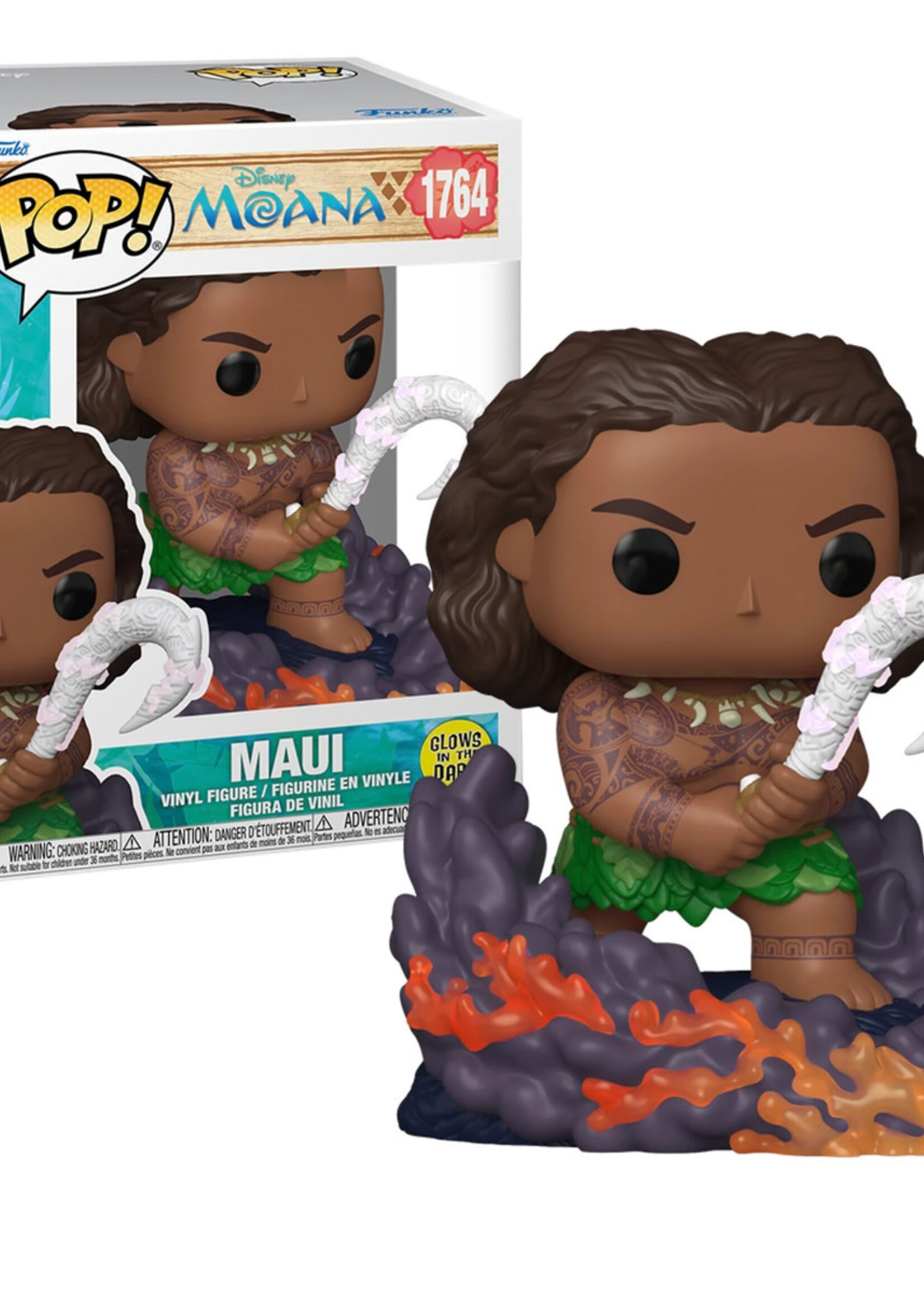 Moana Funko Pop Premium N°X 1764 Maui Gitd