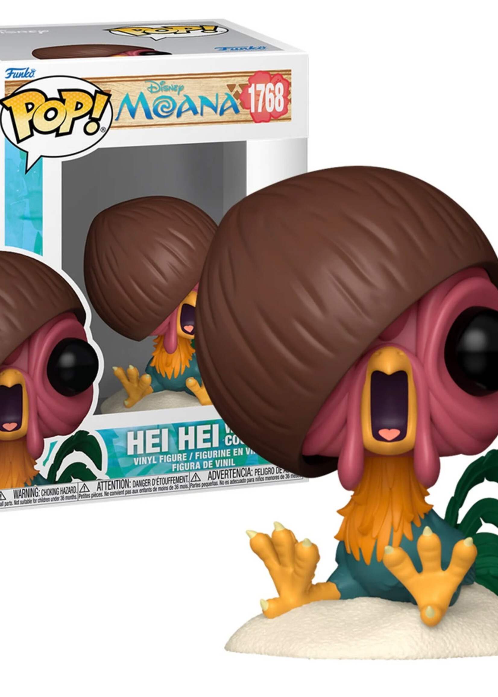 Moana Funko Pop N° 1768 Hei Hei With Coconut