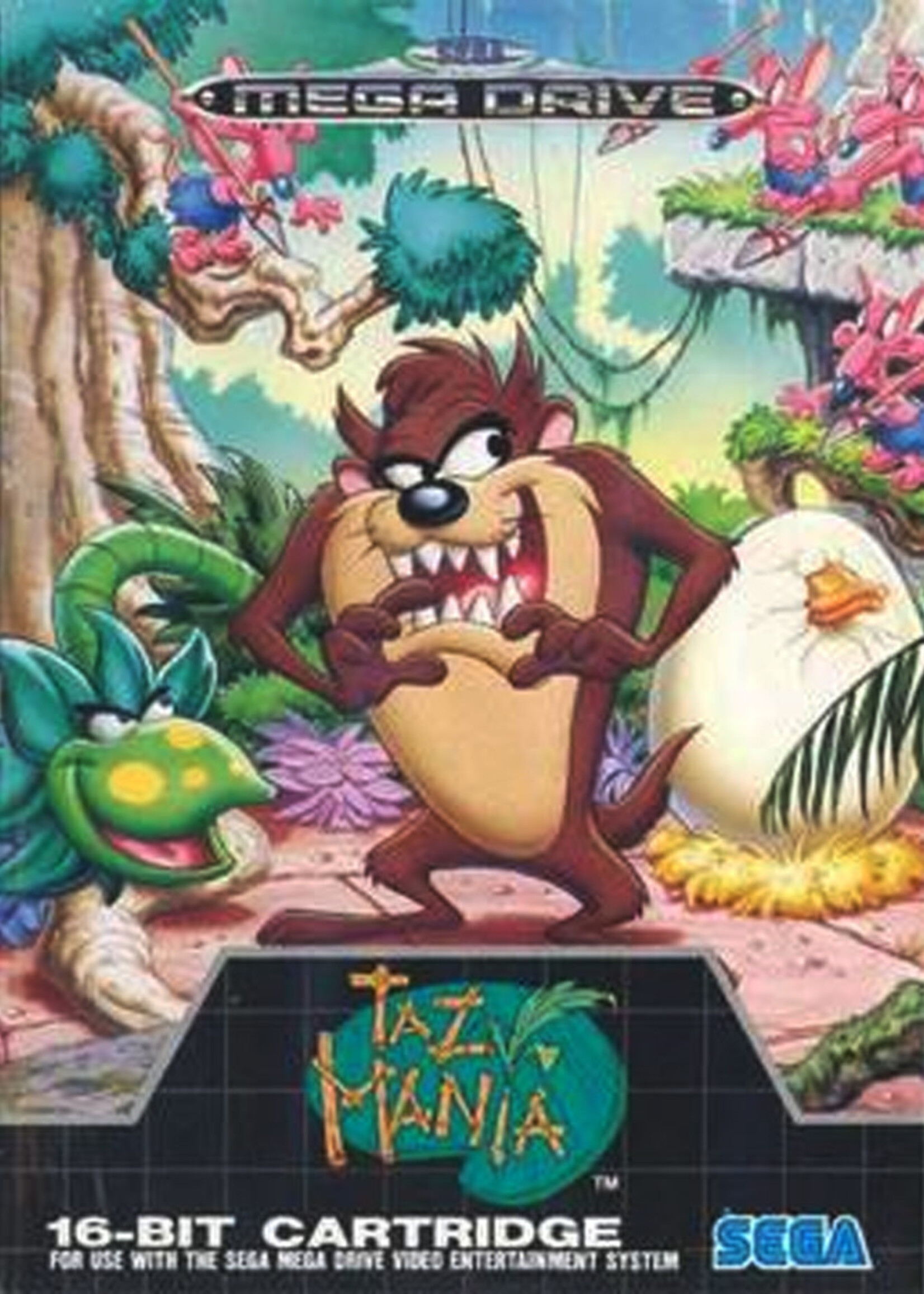 Taz-Mania Sega Mega Drive