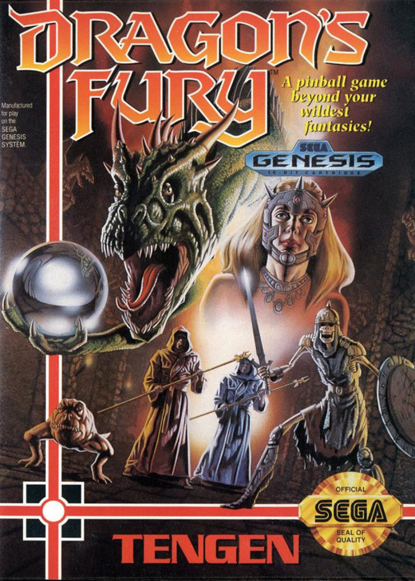 Dragon's Fury (USA) Sega Genesis
