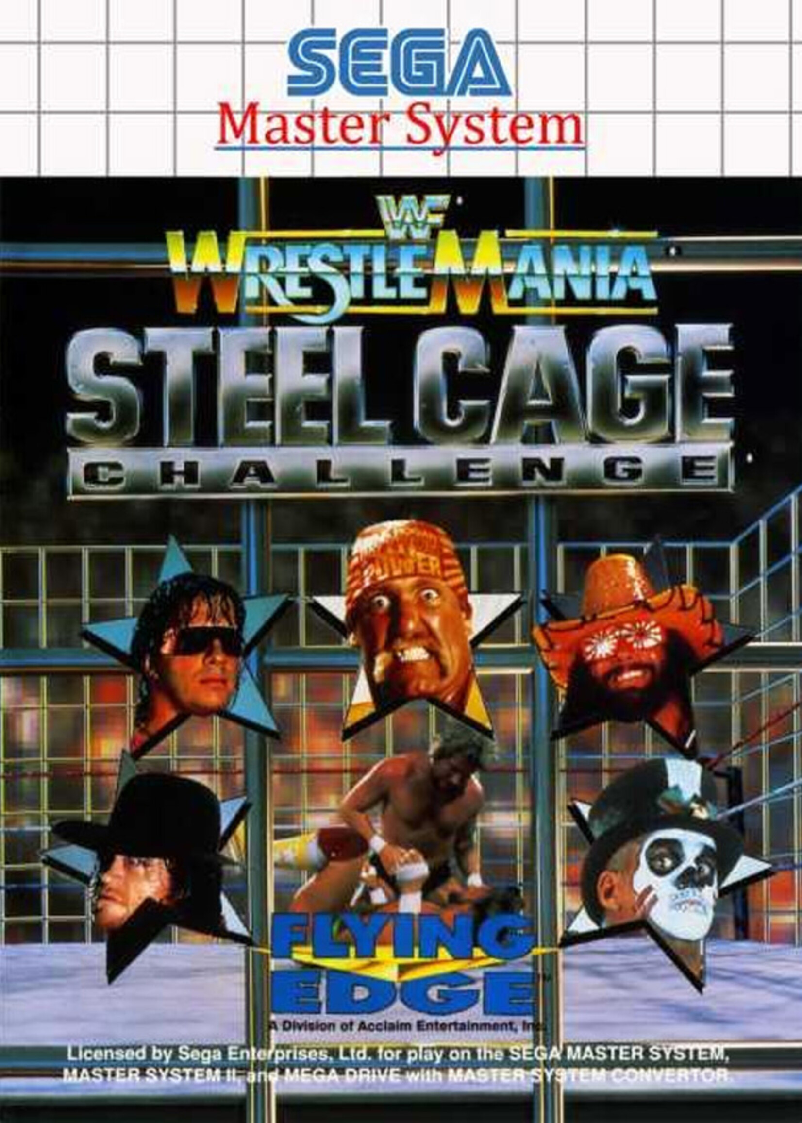 WWF WrestleMania Steel Cage Challenge Sega Master System