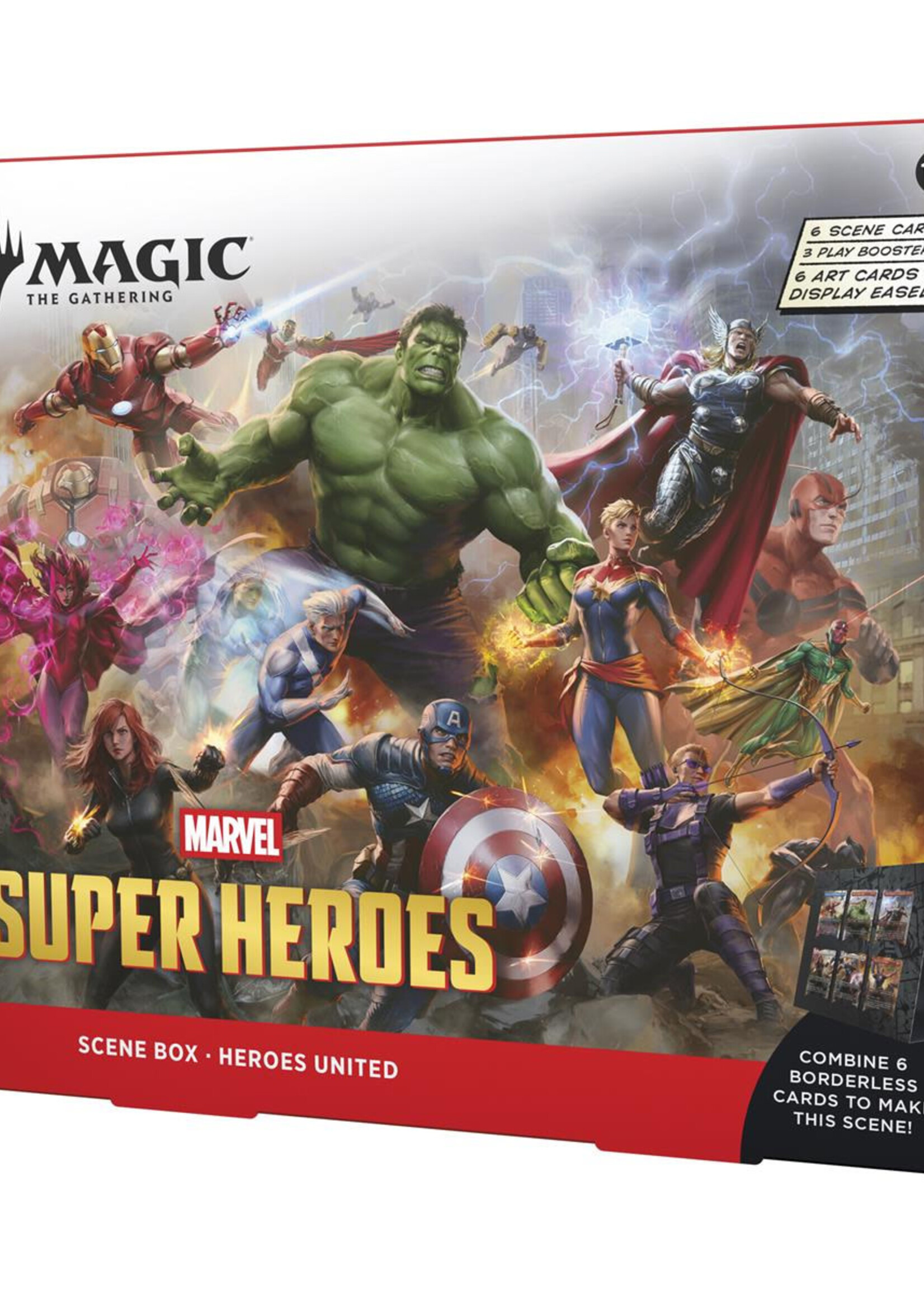 Magic Marvel Super Heroes Scene Box Heroes United