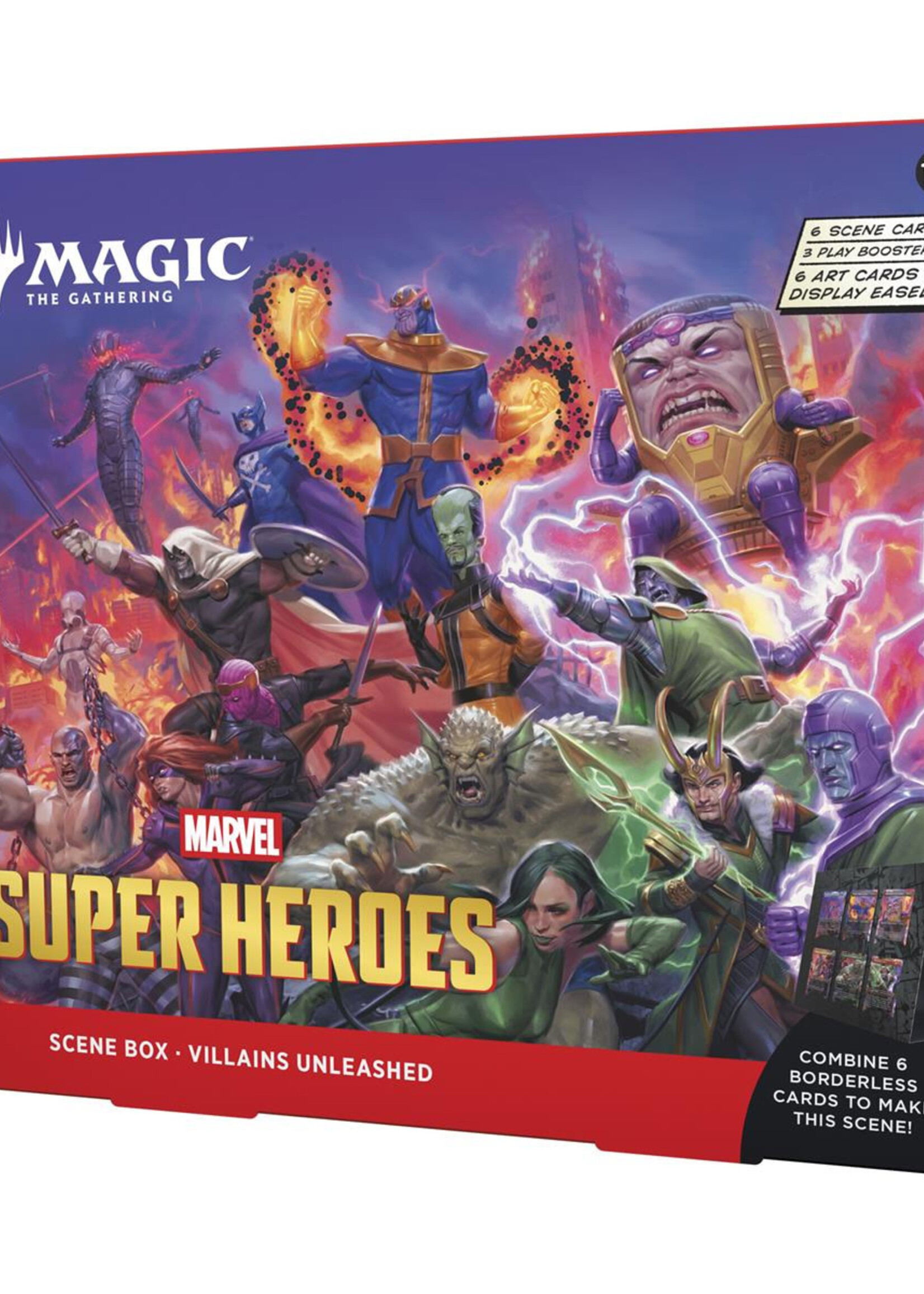 Magic Marvel Super Heroes Scene Box Villains Unleashed
