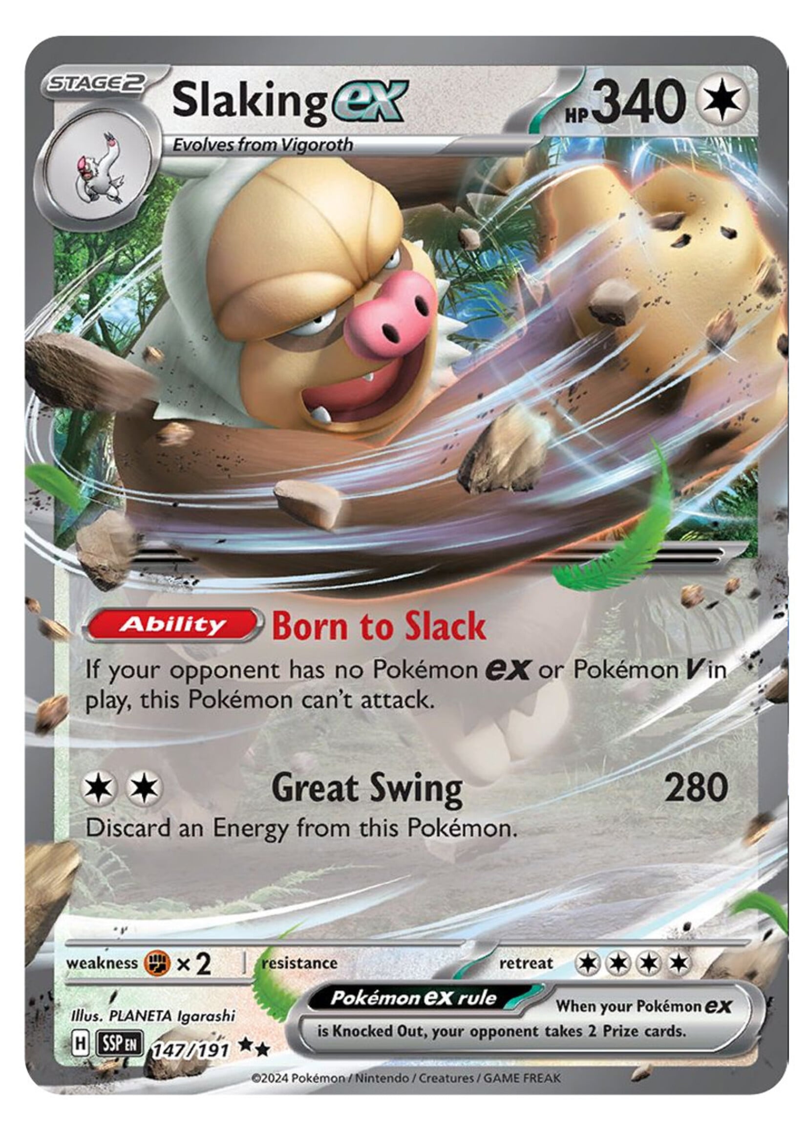 Slaking Ex 147 (SSP): near mint
