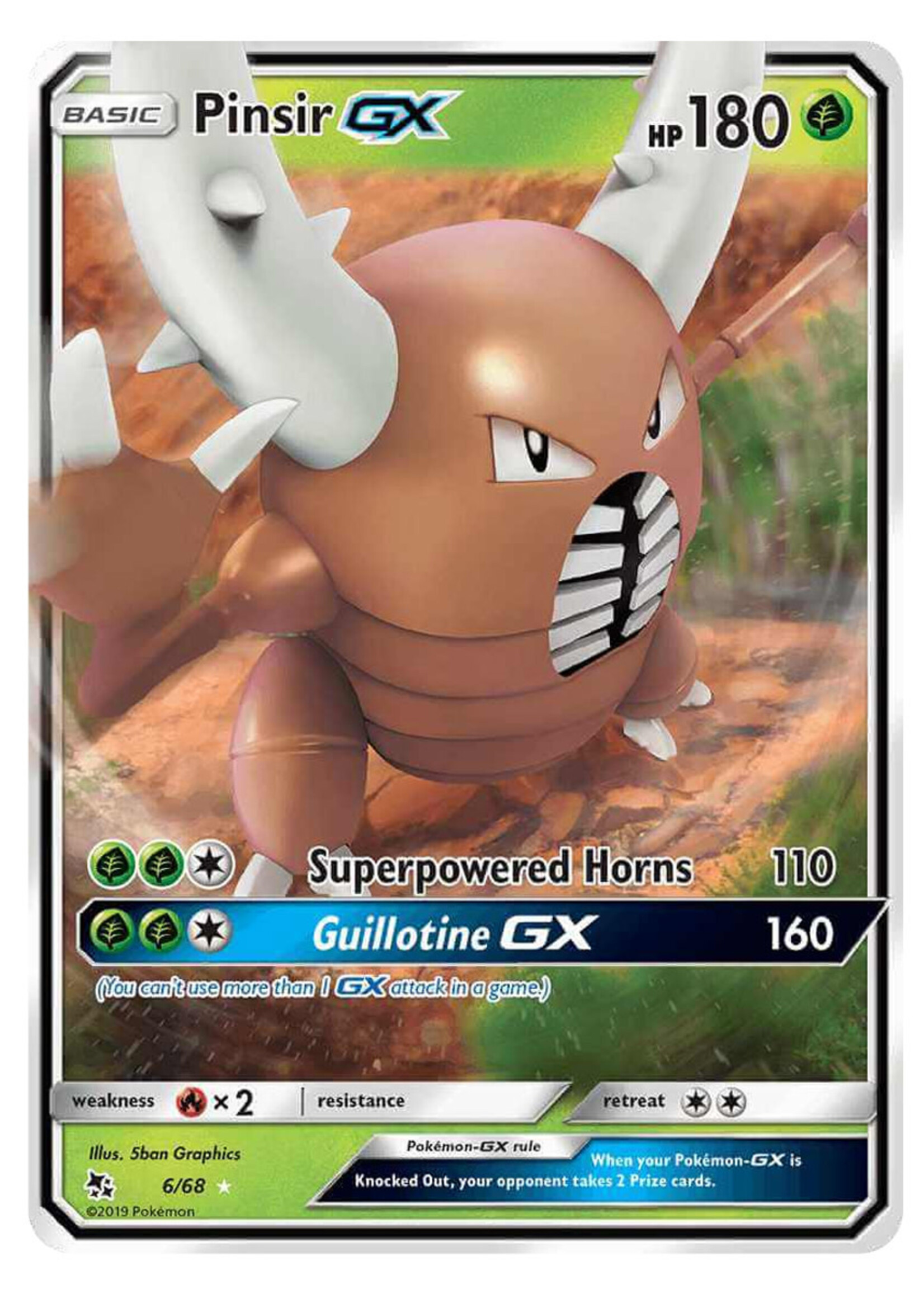 Pinsir GX 6 (HIF): excellent