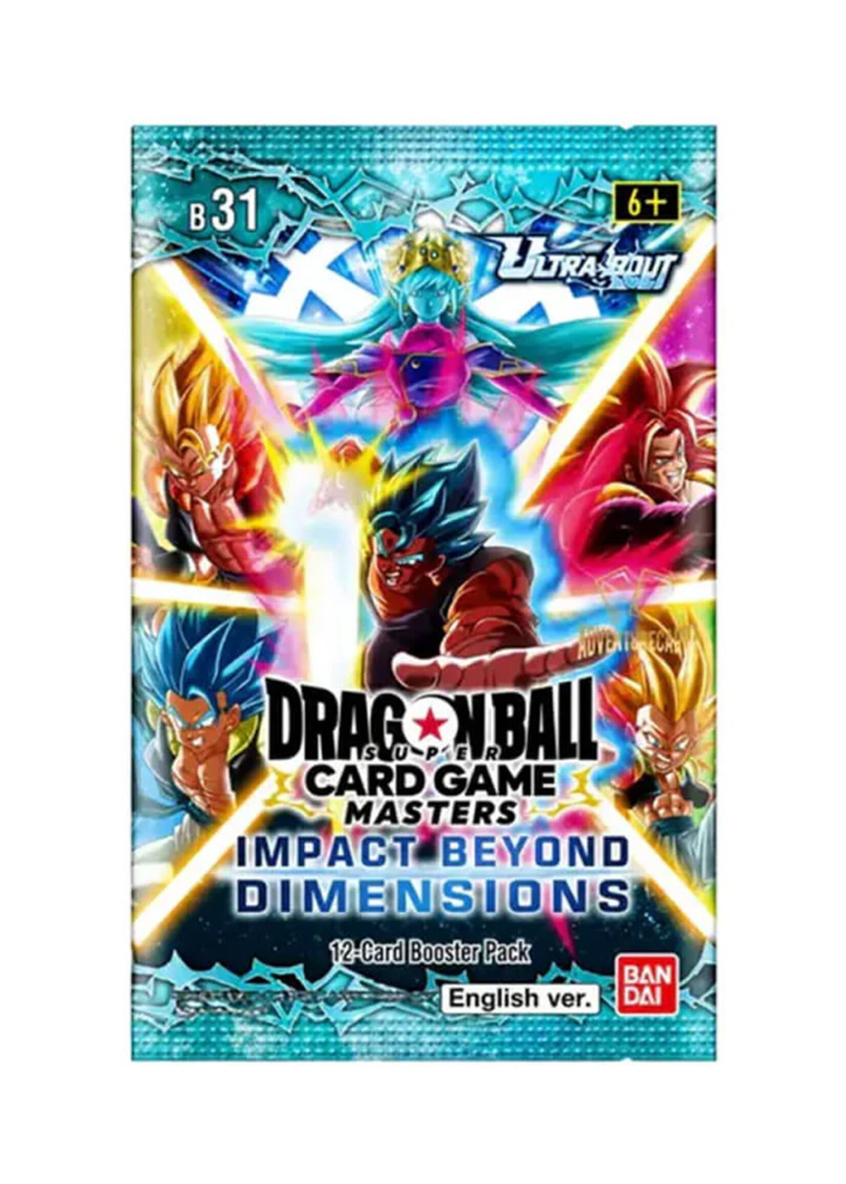 Dragon Ball B31 Battles Beyond Dimensions Booster