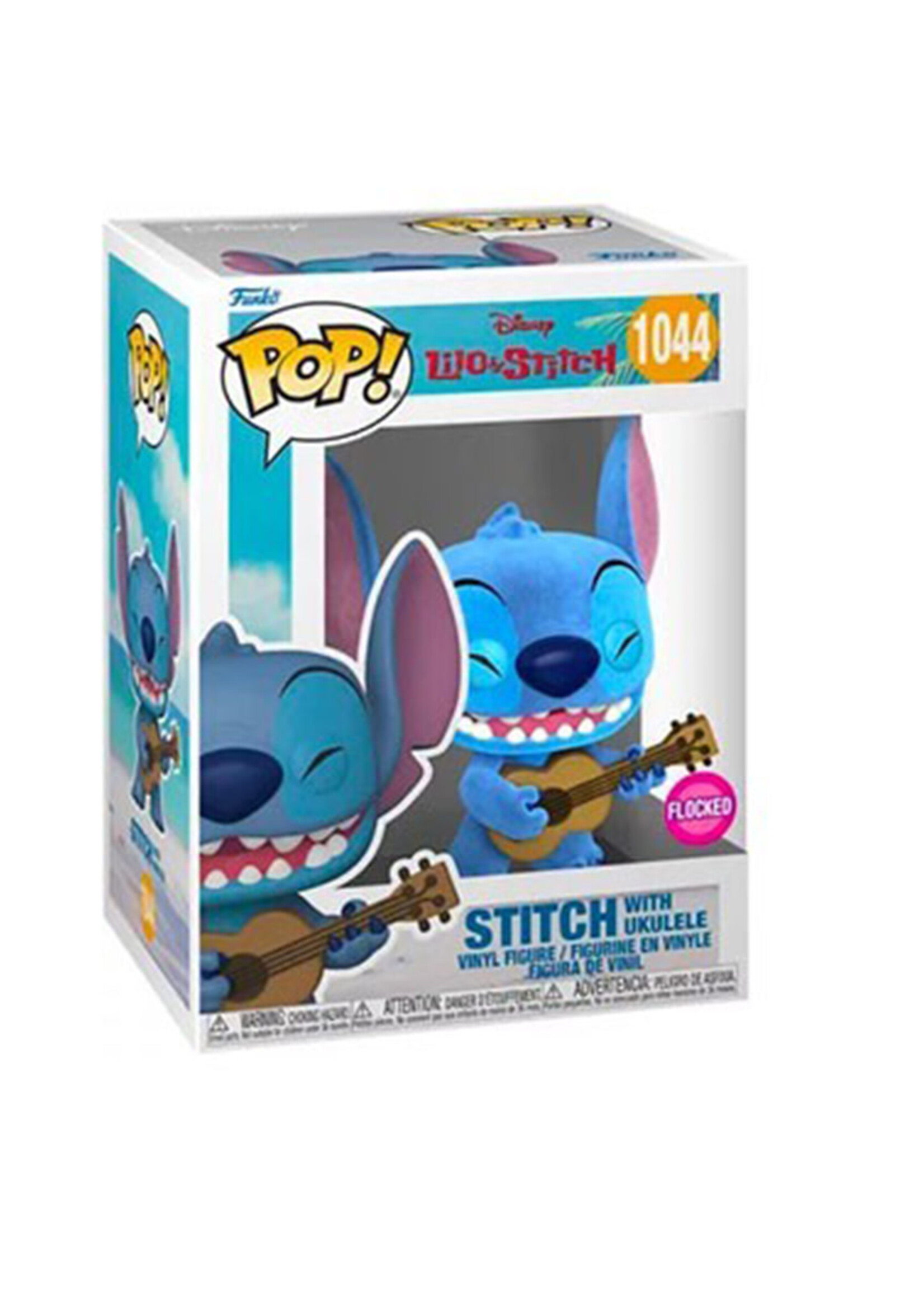 Lilo & Stitch Funko Pop N° 1044 Stitch With Ukelele Flocked