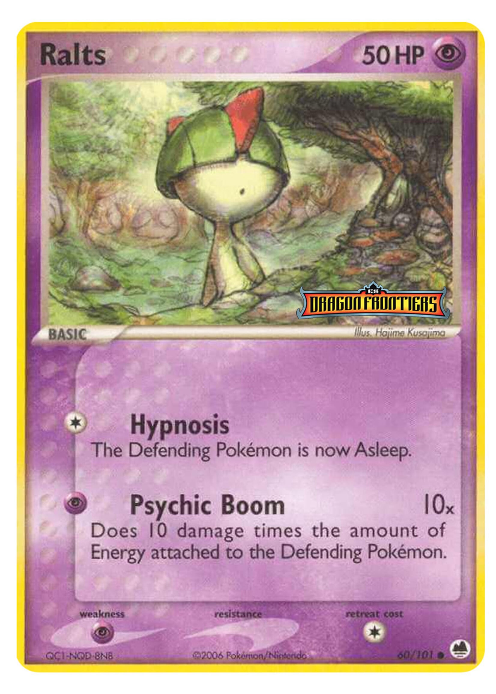 Ralts 60 (DF) Stamped: excellent
