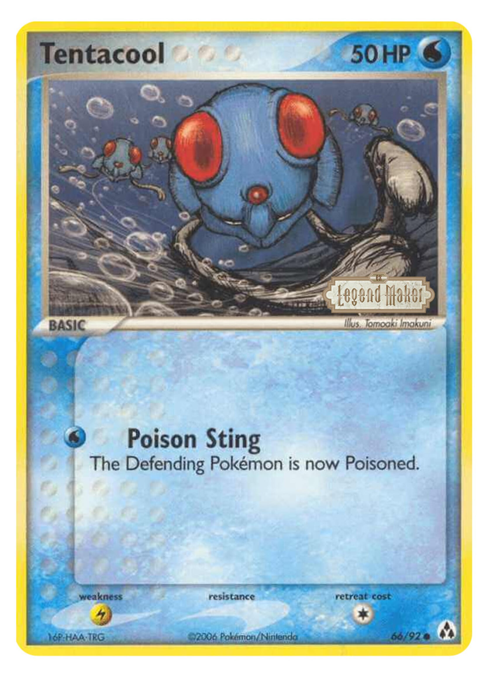 Tentacool 66 (LM) Stamped: excellent