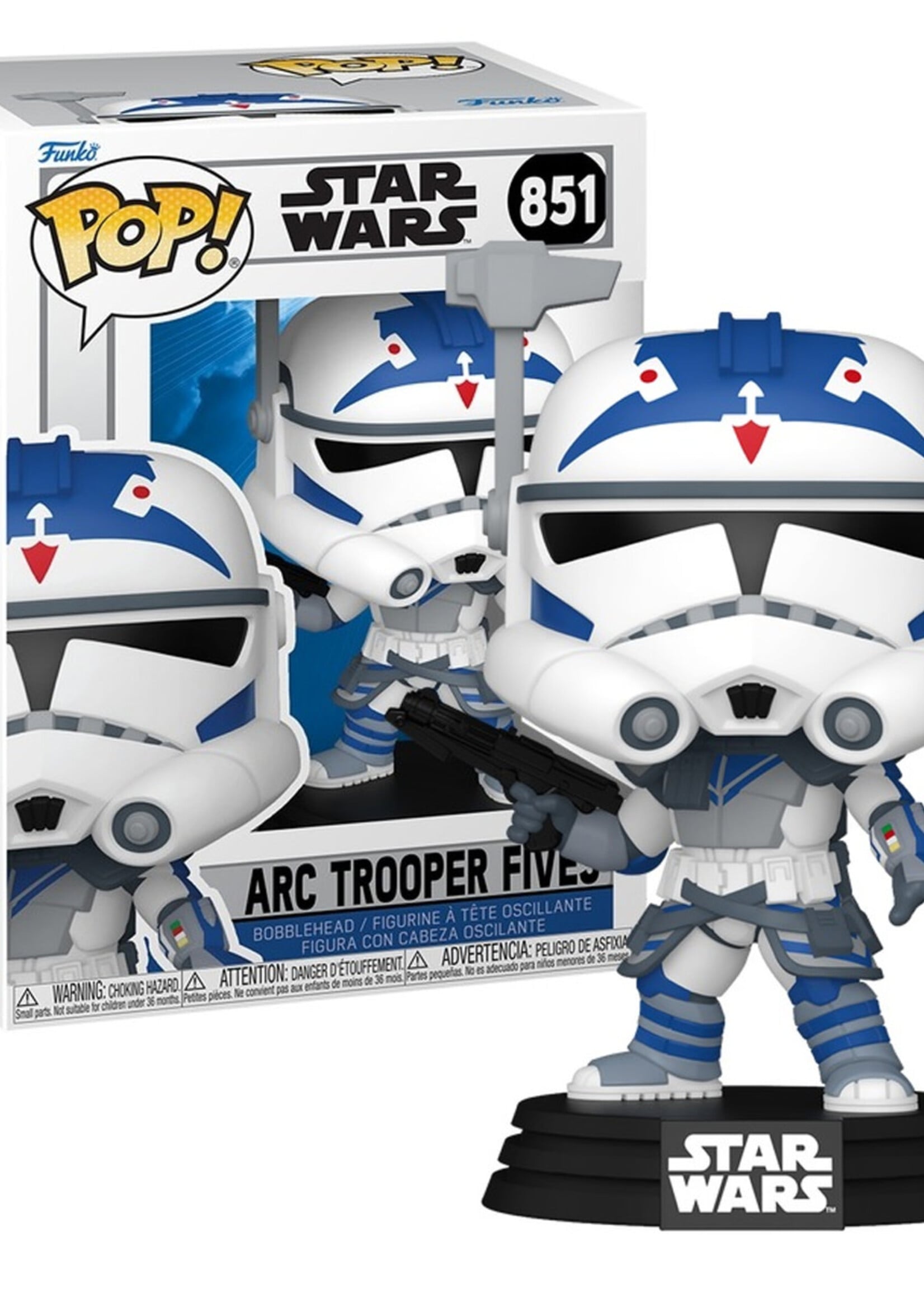 Star Wars Funko Pop N° 851 Fives Arc Trooper