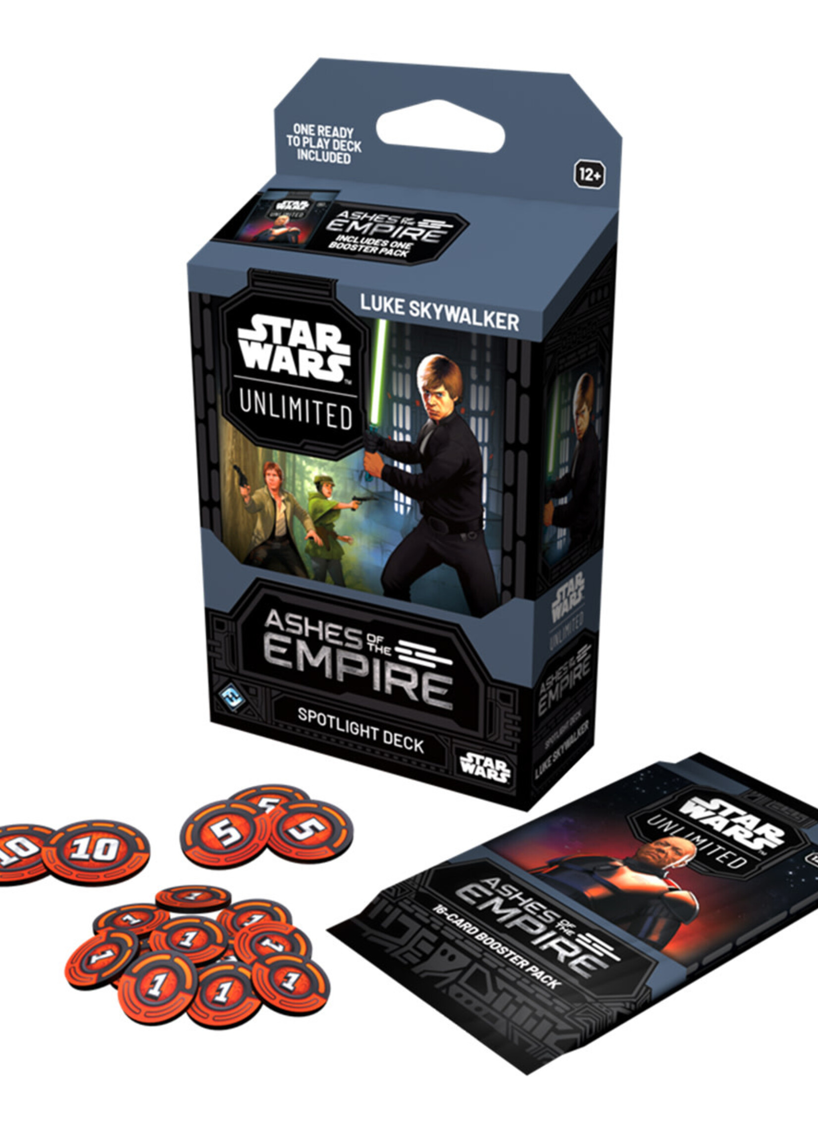 Star Wars Unlimited Ashes of the Empire Deck Luke Skywalker