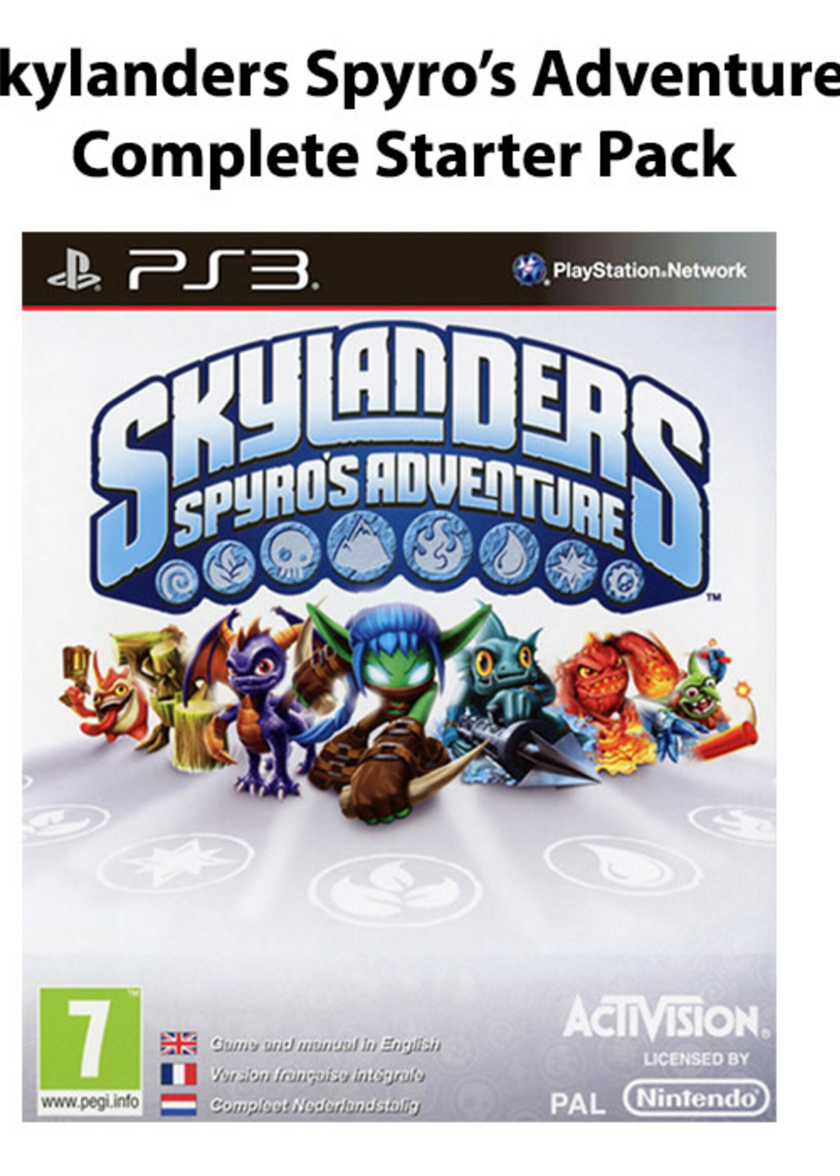 Skylanders Spyro’s Adventure Starter Pack PS3