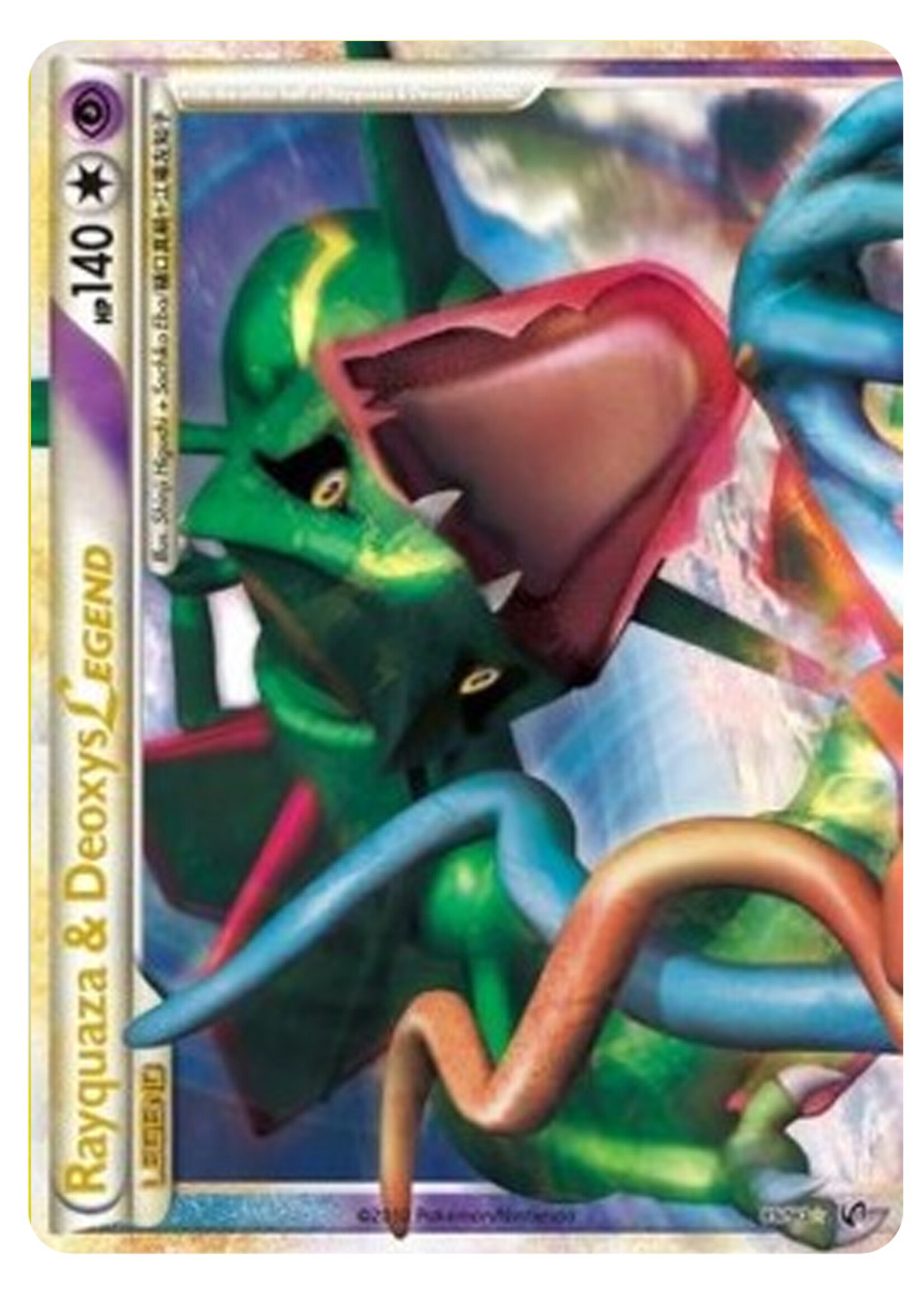 Rayquaza & Deoxys Legend 89 (UD): light played
