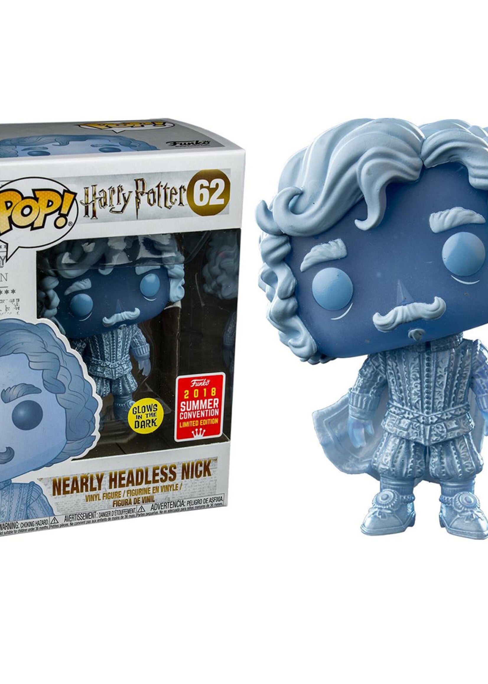 Harry Potter Funko Pop N° 62 Nearly Headless Nick