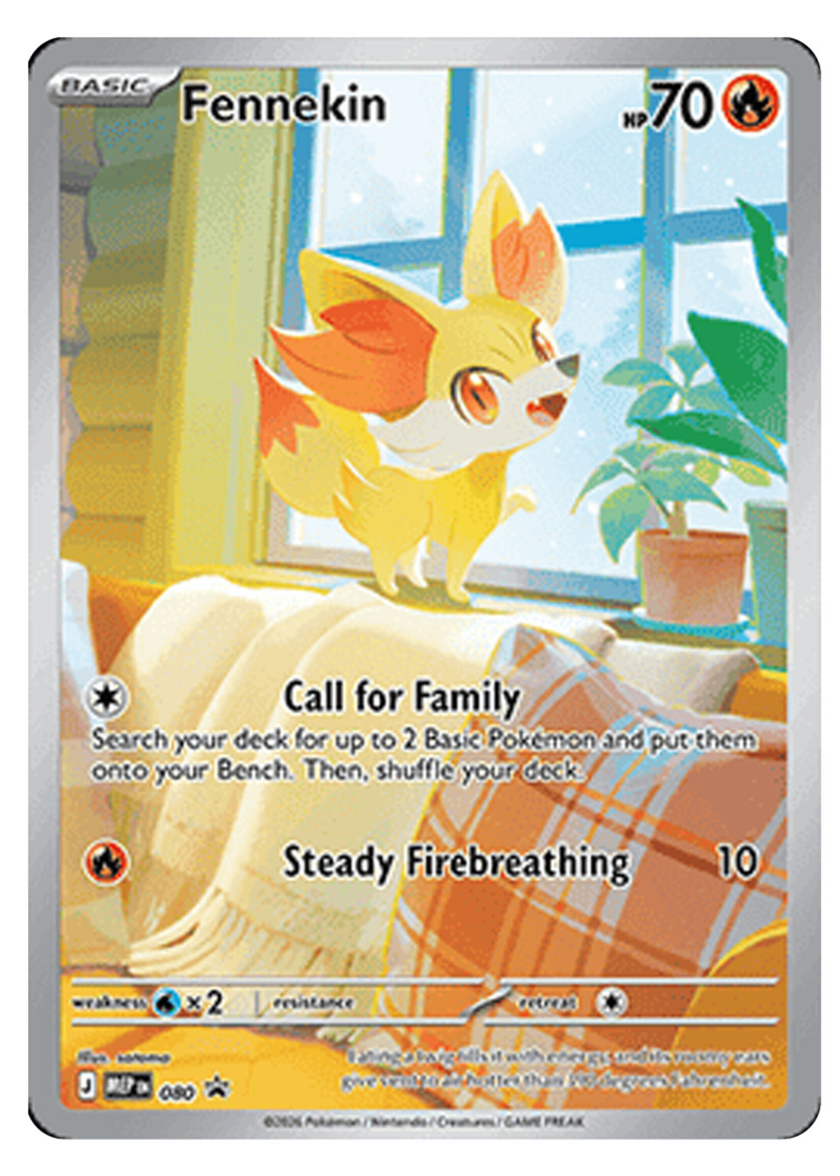 Fennekin 80 (MEP): near mint