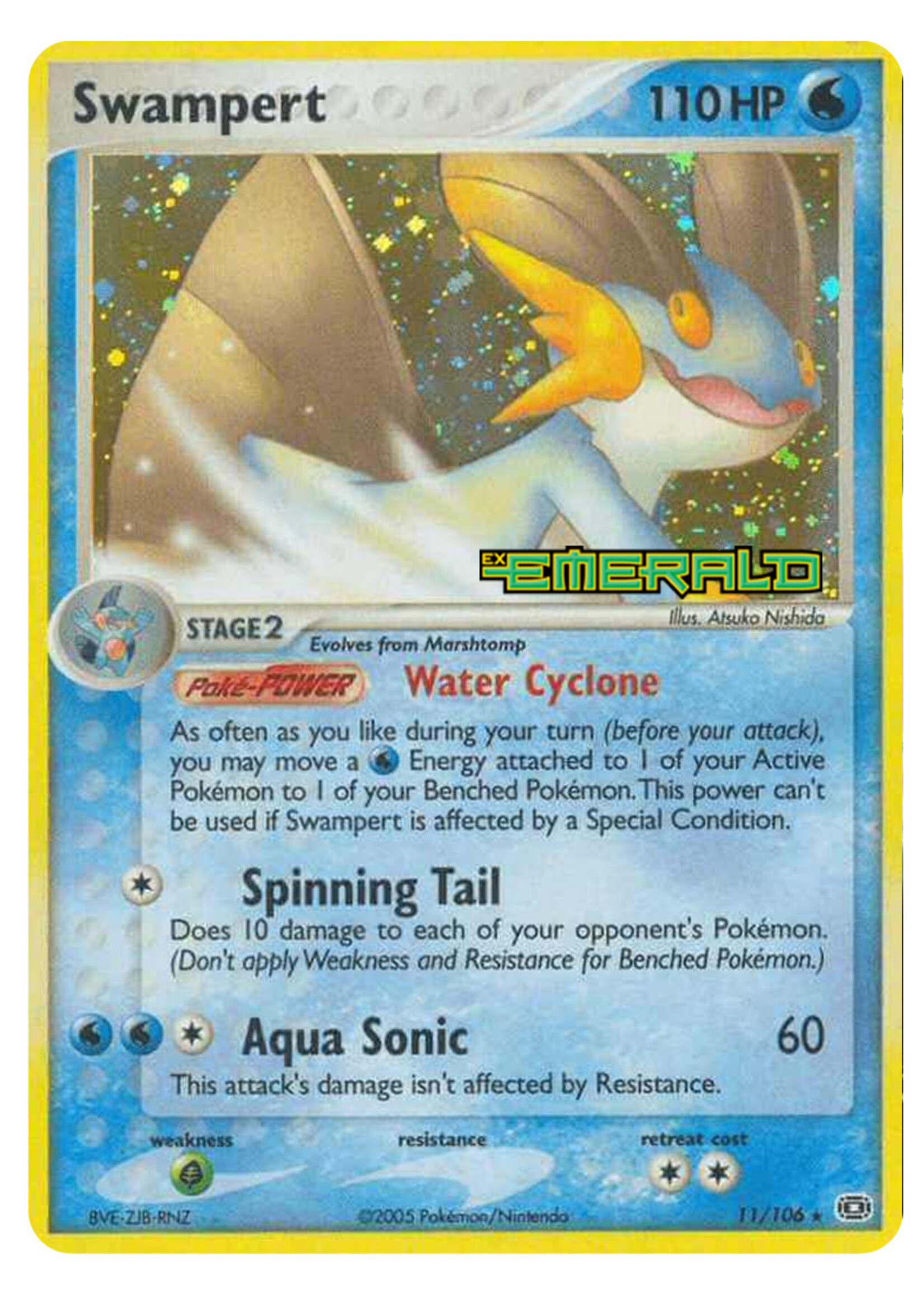 Swampert 11 (EM) Stamped: played