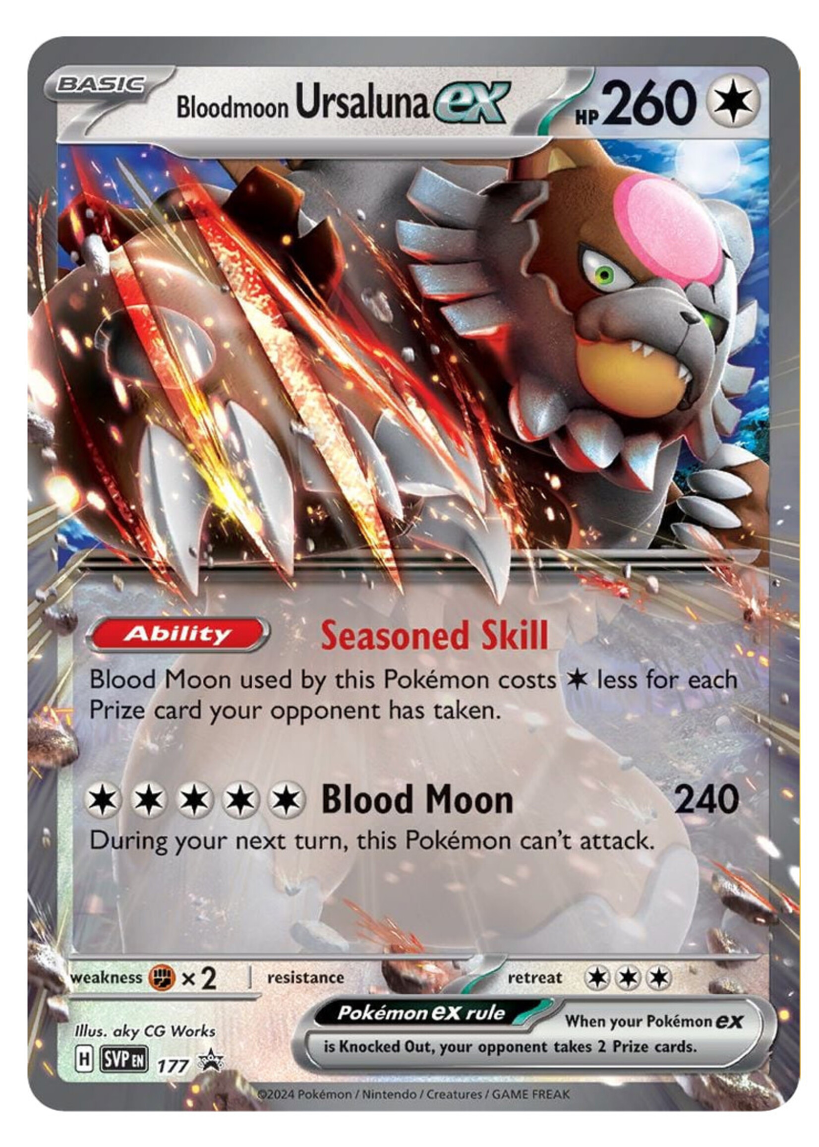 Bloodmoon Ursaluna Ex 177 (SVP): near mint