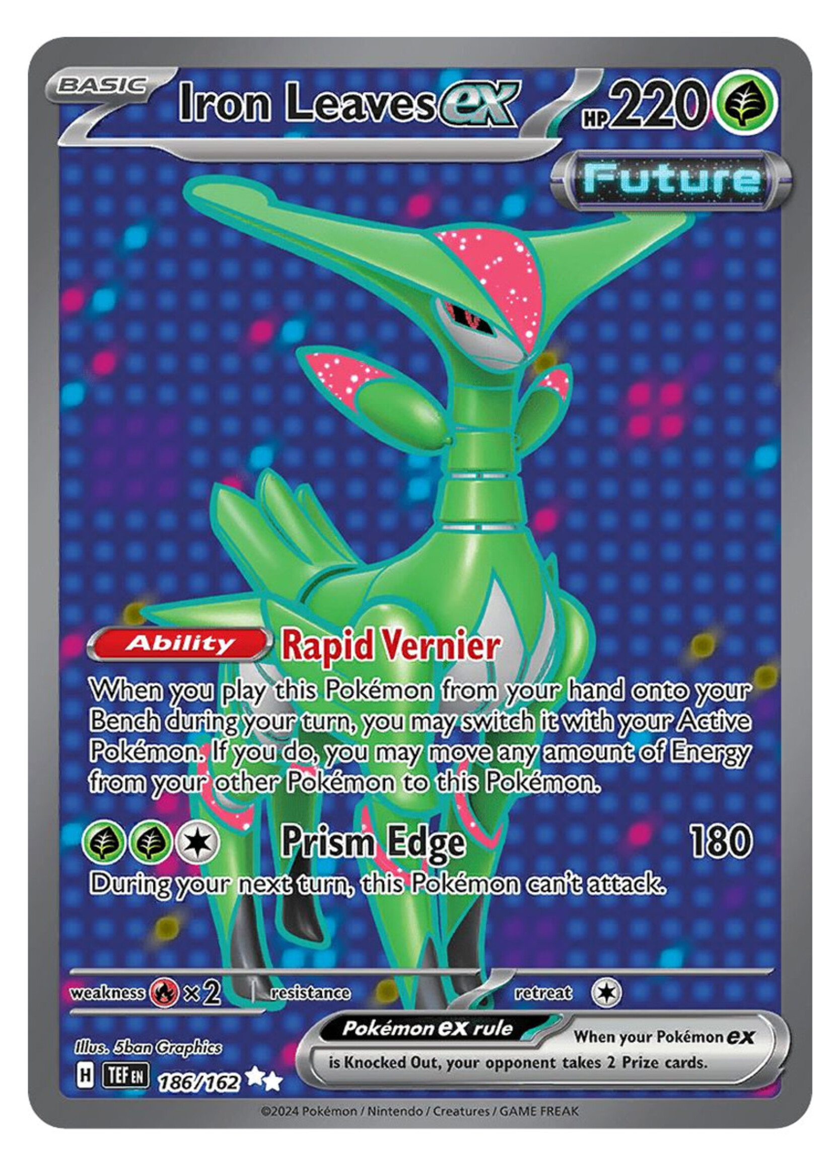 Iron Leaves Ex 186 (TEF): near mint
