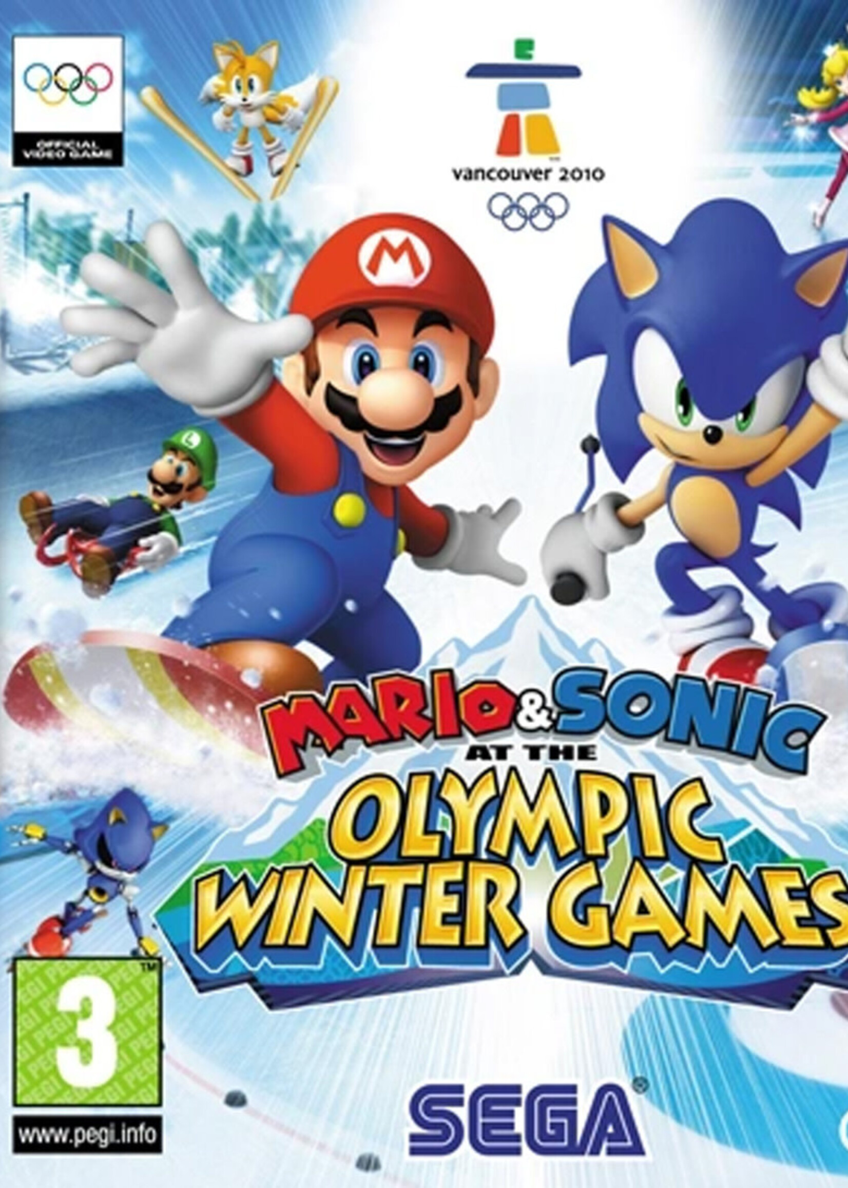 Mario & Sonic op de Olympische Winterspelen DS
