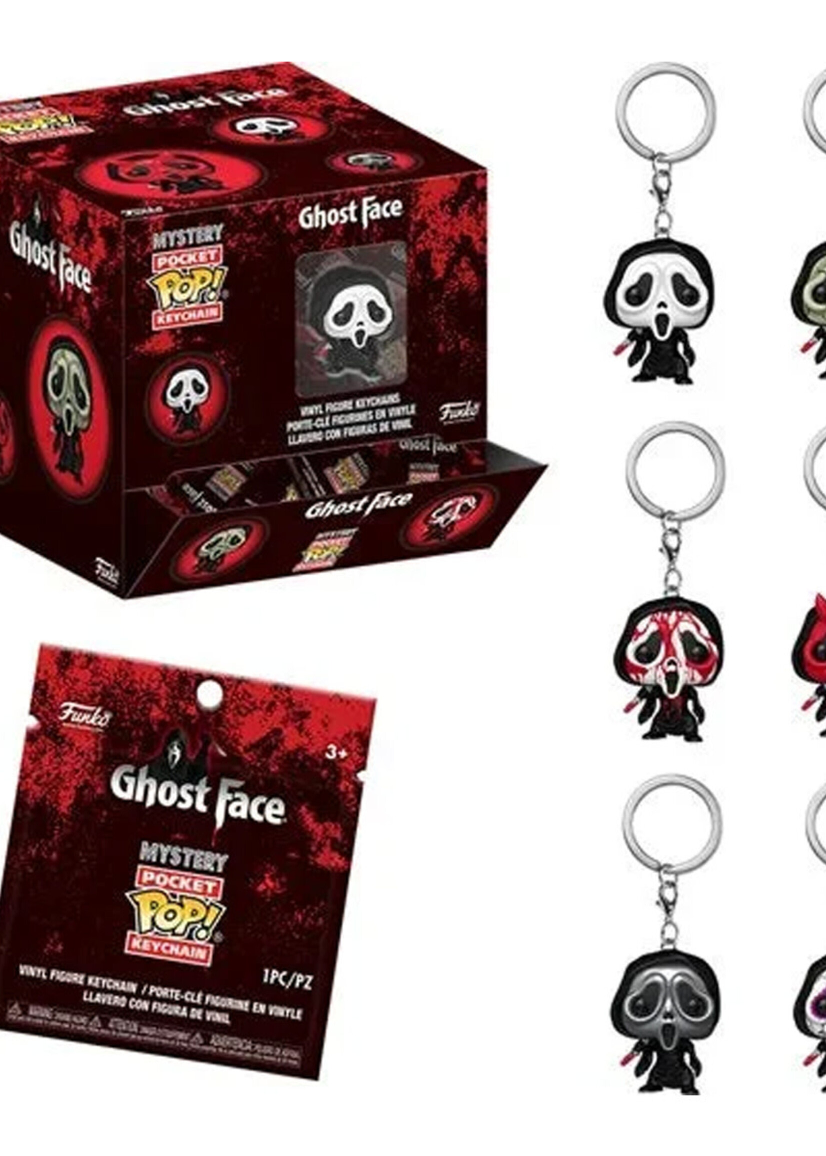 Ghost Face Pocket Pop Keychain Mystery