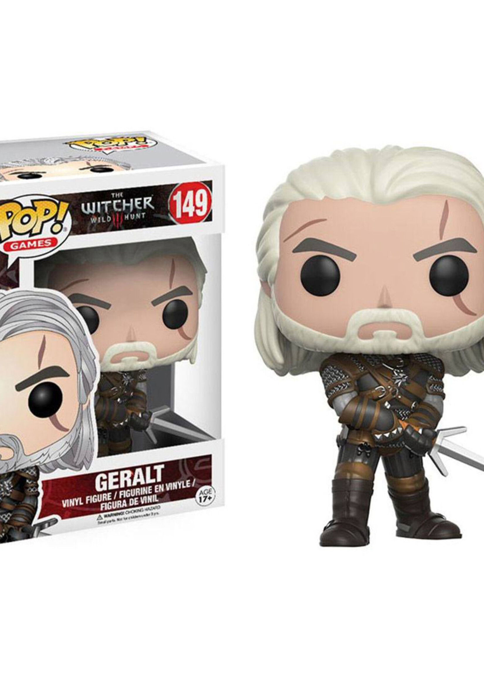 The Witcher Wild Hunt Funko Pop N° 149 Geralt