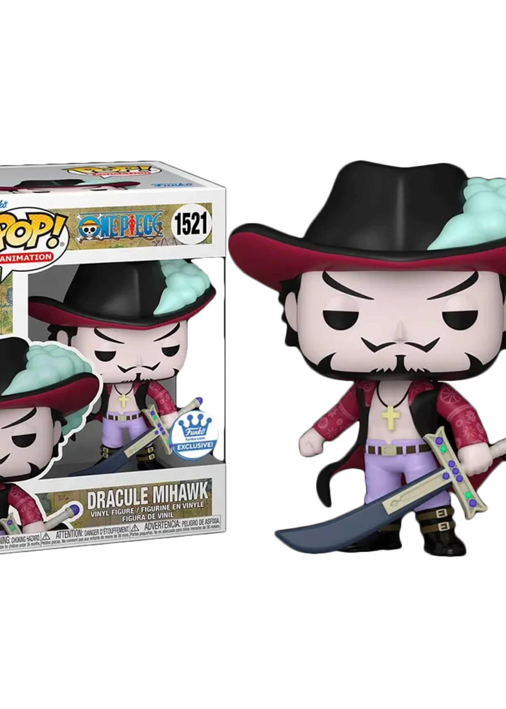 One Piece Funko Pop N° 1521 dracule mihawk funko