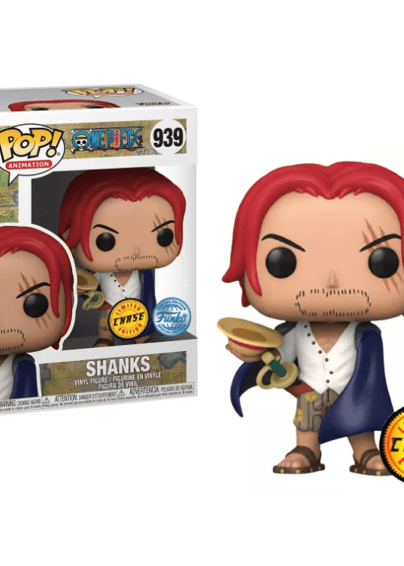 One Piece Funko Pop N° 939 Shanks Chase
