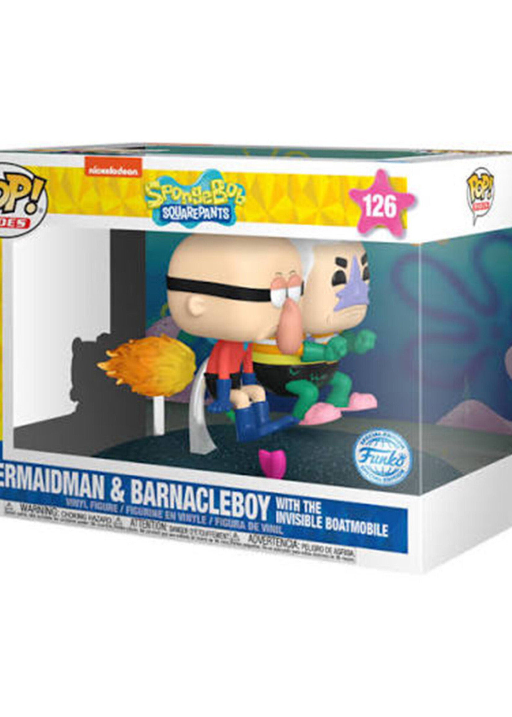 SpongeBob SquarePants Funko Pop N° 126 Mernaidman & Barnacleboy